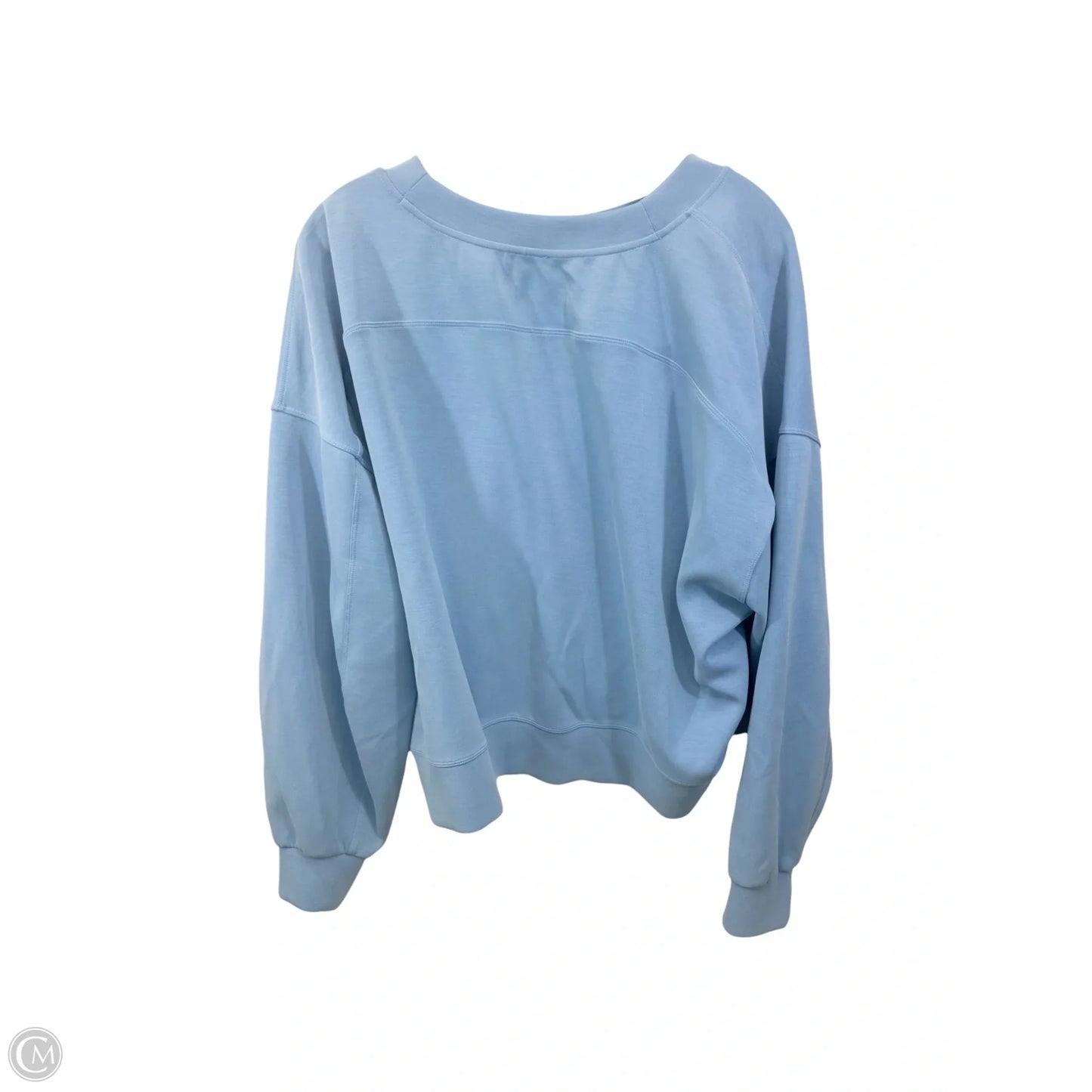 Athletic Sweatshirt Crewneck By Lululemon In Blue, Size: 12