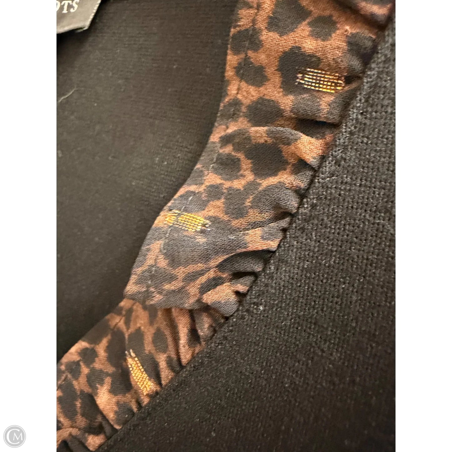 Top Long Sleeve By Talbots In Black & Brown, Size: Sp