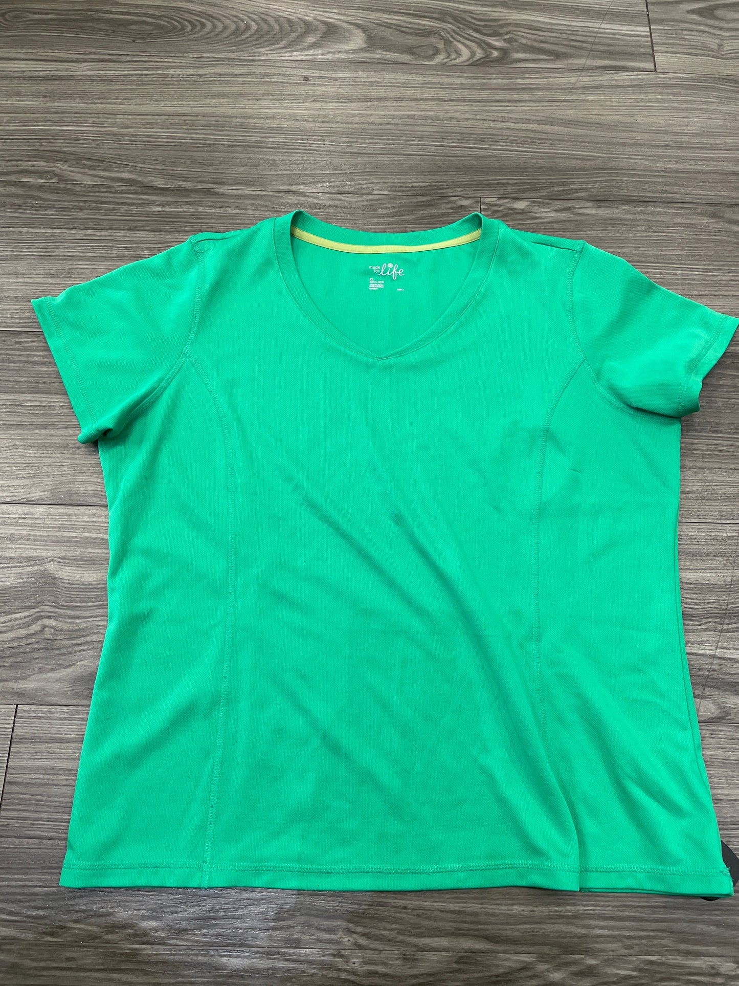 Athletic Top Short Sleeve By Made For Life Size: Xl