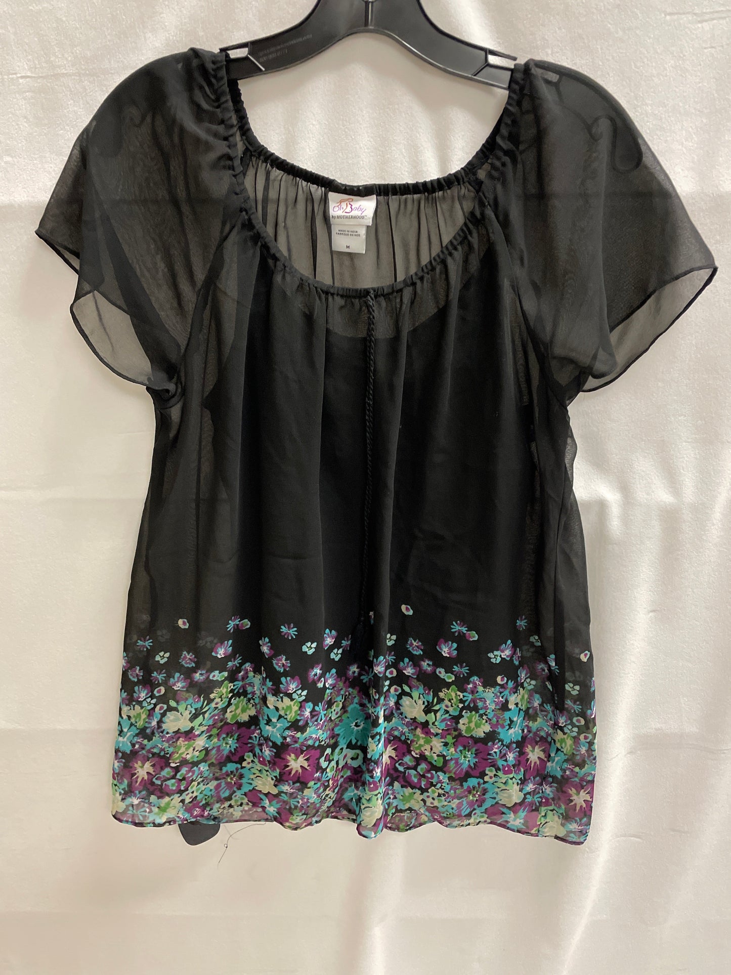 Maternity Top Short Sleeve By Motherhood Size: M