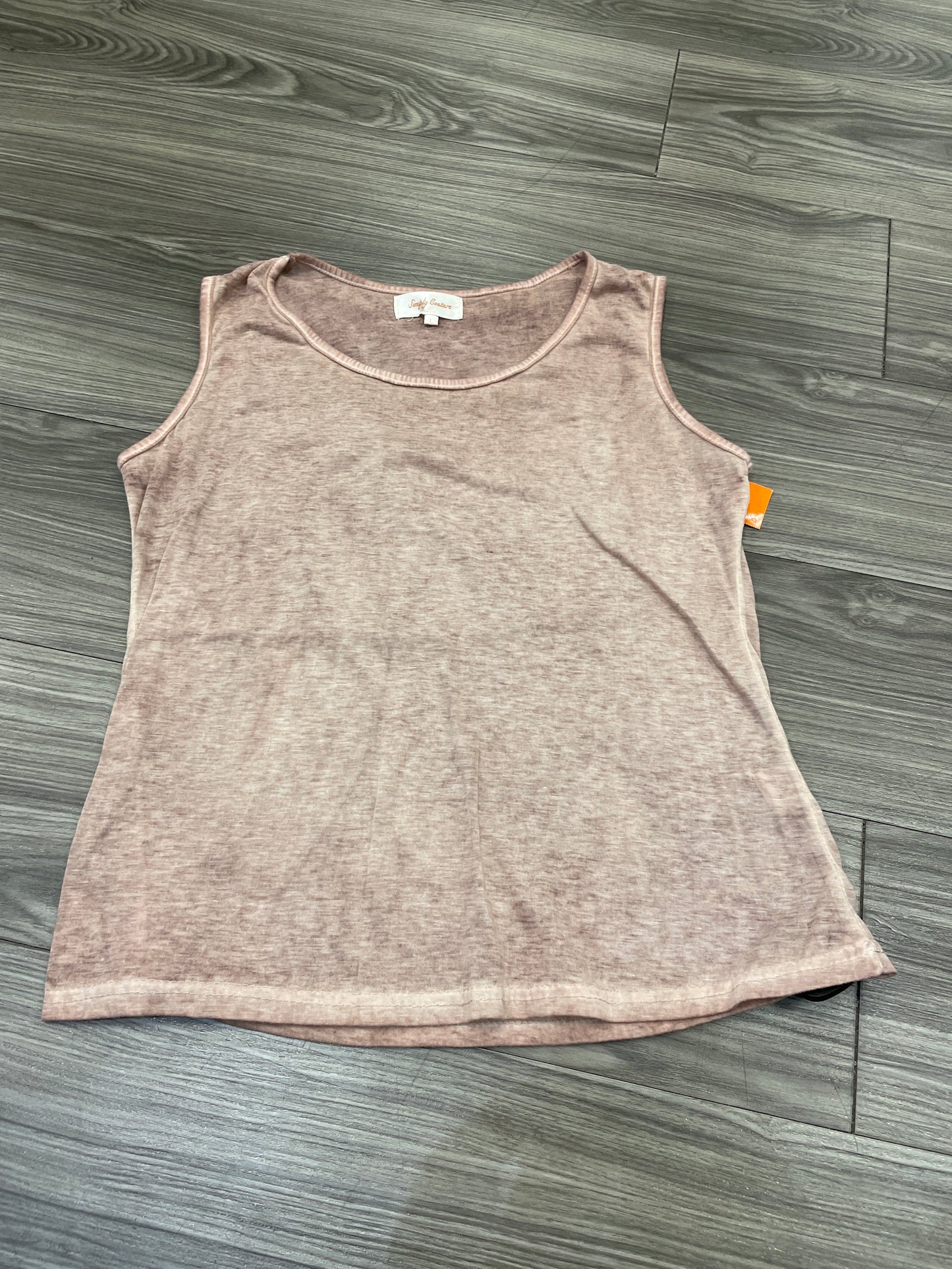 Tank Top By Simply Couture Size: L