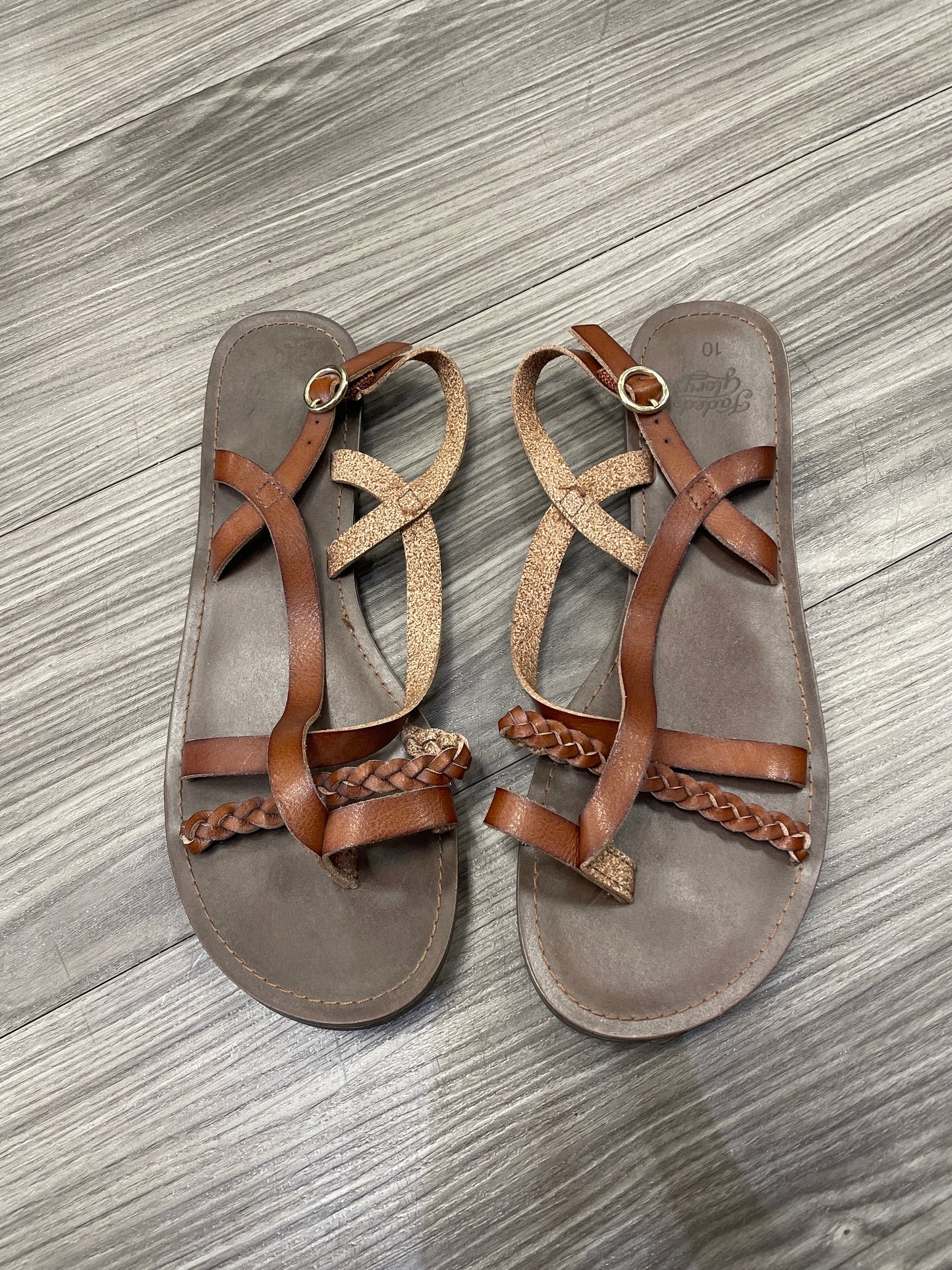 Sandals Flats By Faded Glory Size: 10