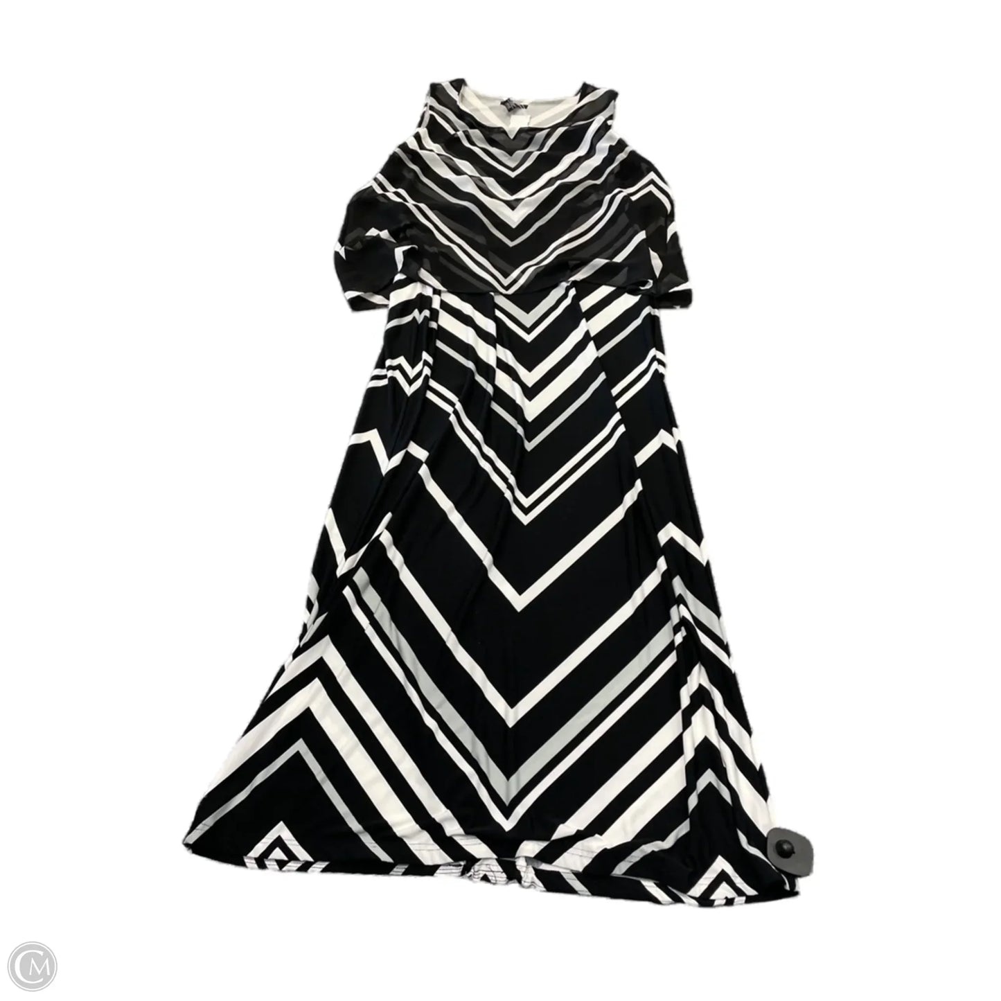 Dress Casual Maxi By Alfani In Black & White, Size: S