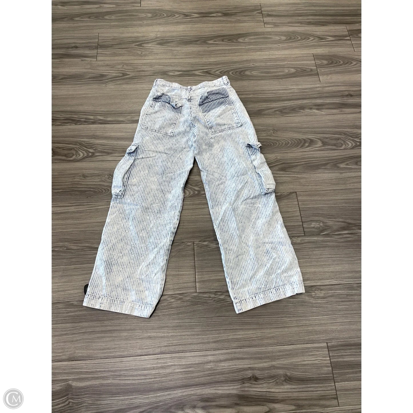 Jeans Wide Leg By Altard State In Striped Pattern, Size: S