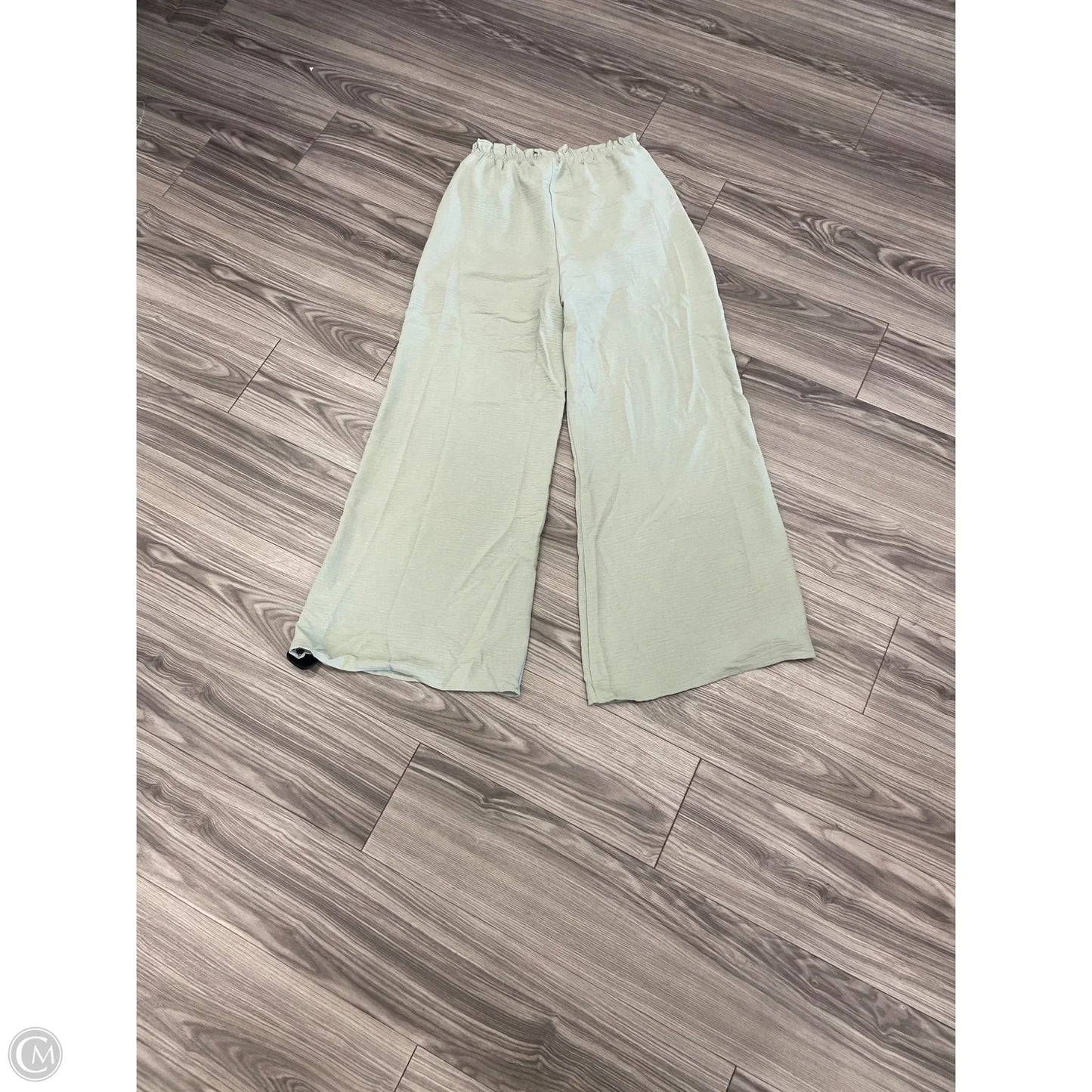 Pants Wide Leg By Streetwear Society In Green, Size: L