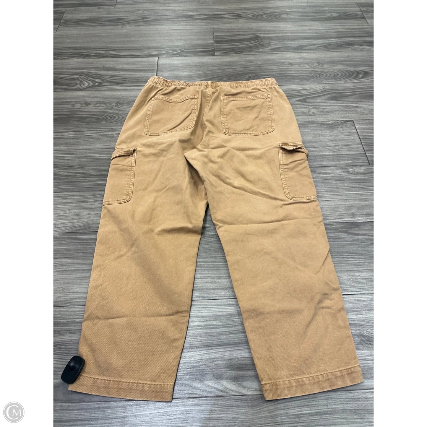 Jeans Wide Leg By Gap In Tan, Size: L