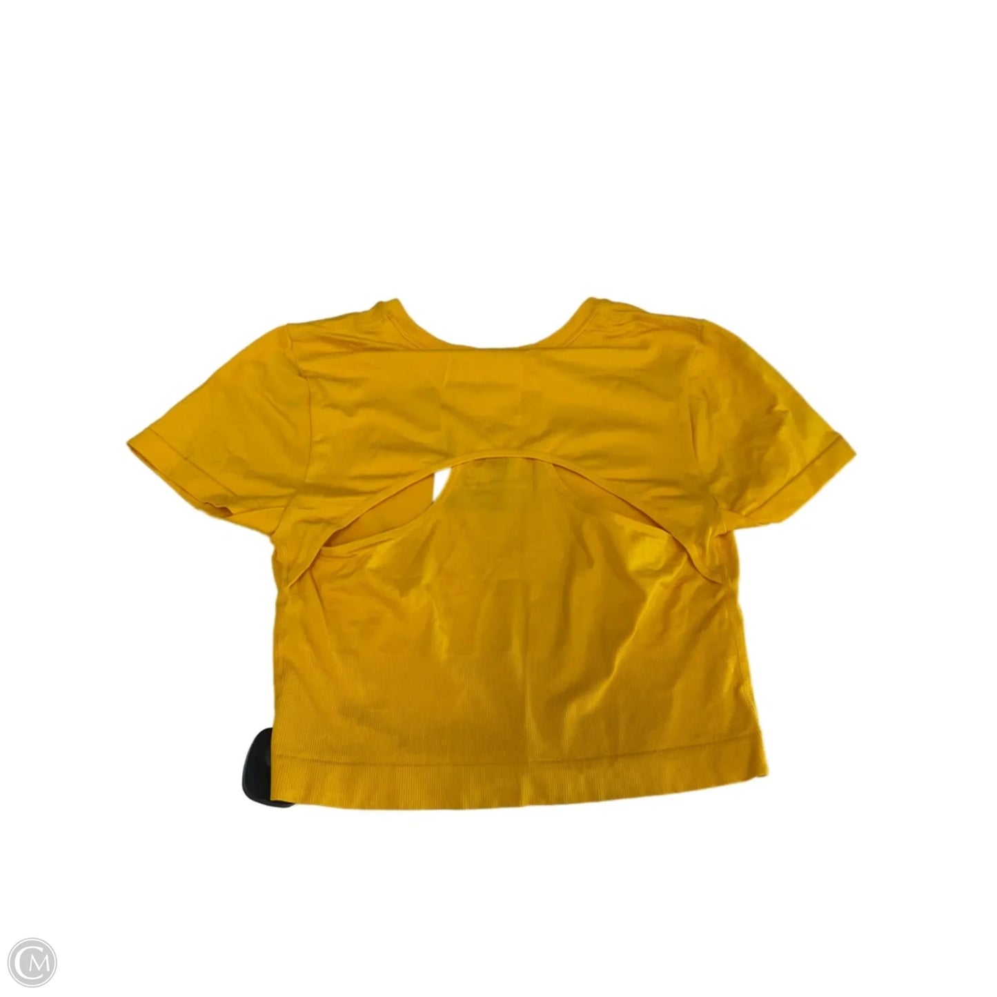 Top Short Sleeve Basic By Joy Lab In Yellow, Size: M