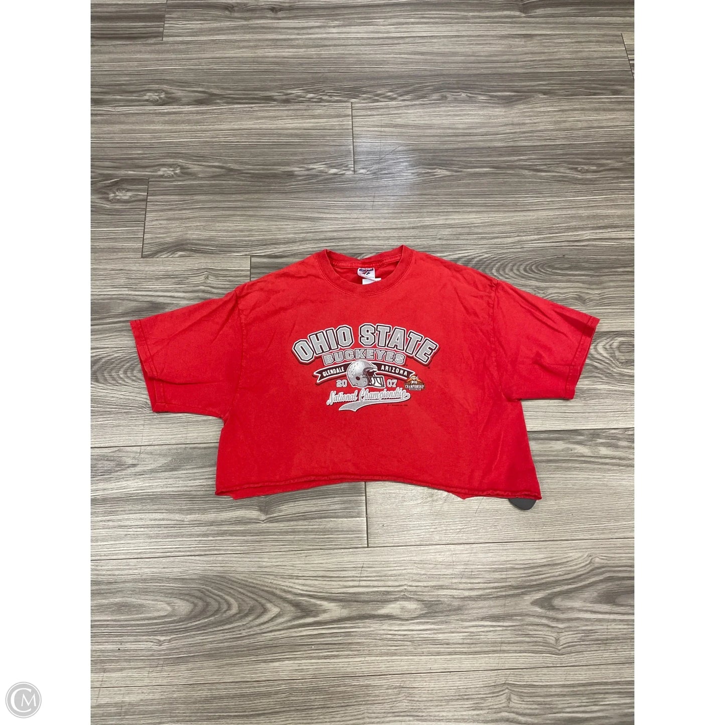 Top Short Sleeve By Jerzees In Red, Size: L