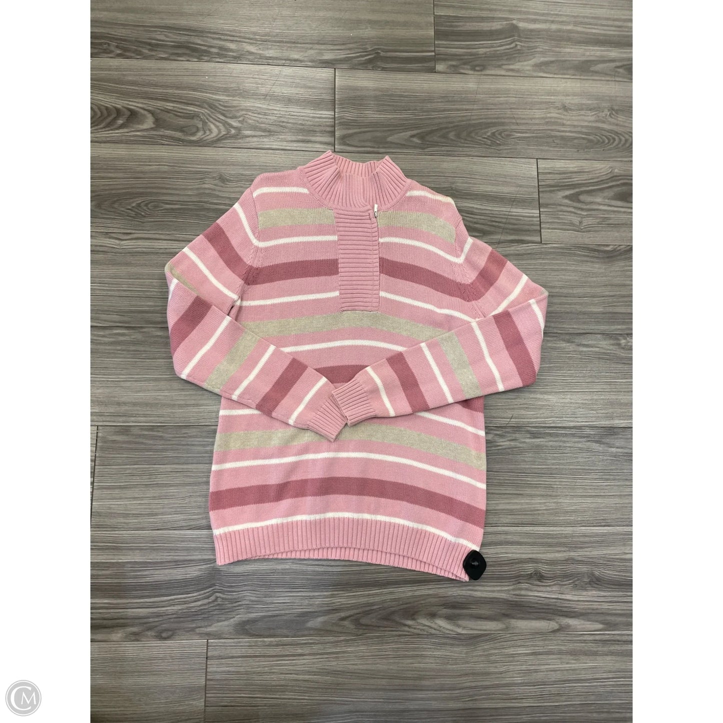 Sweater By Liz Claiborne In Pink, Size: Xl