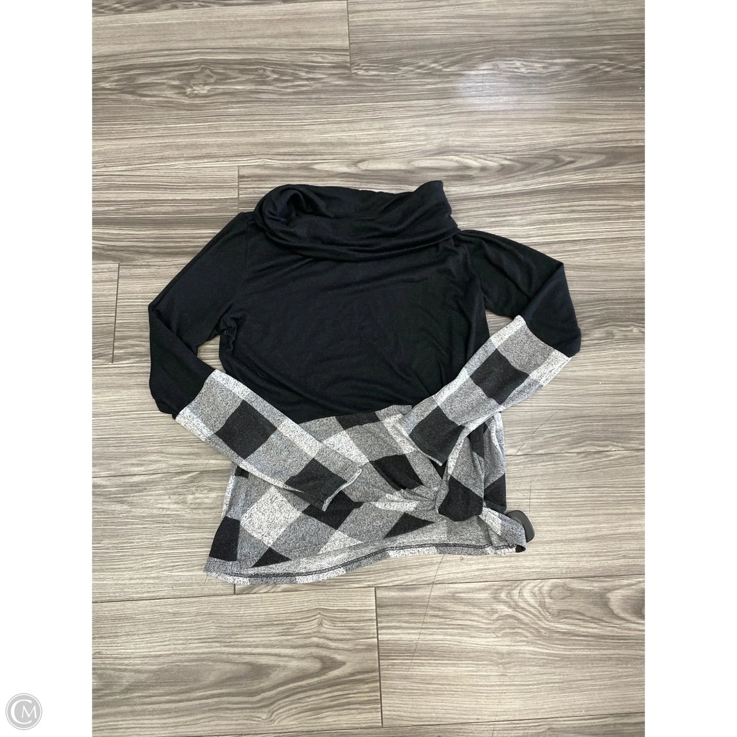 Top Long Sleeve By Maurices In Black, Size: L