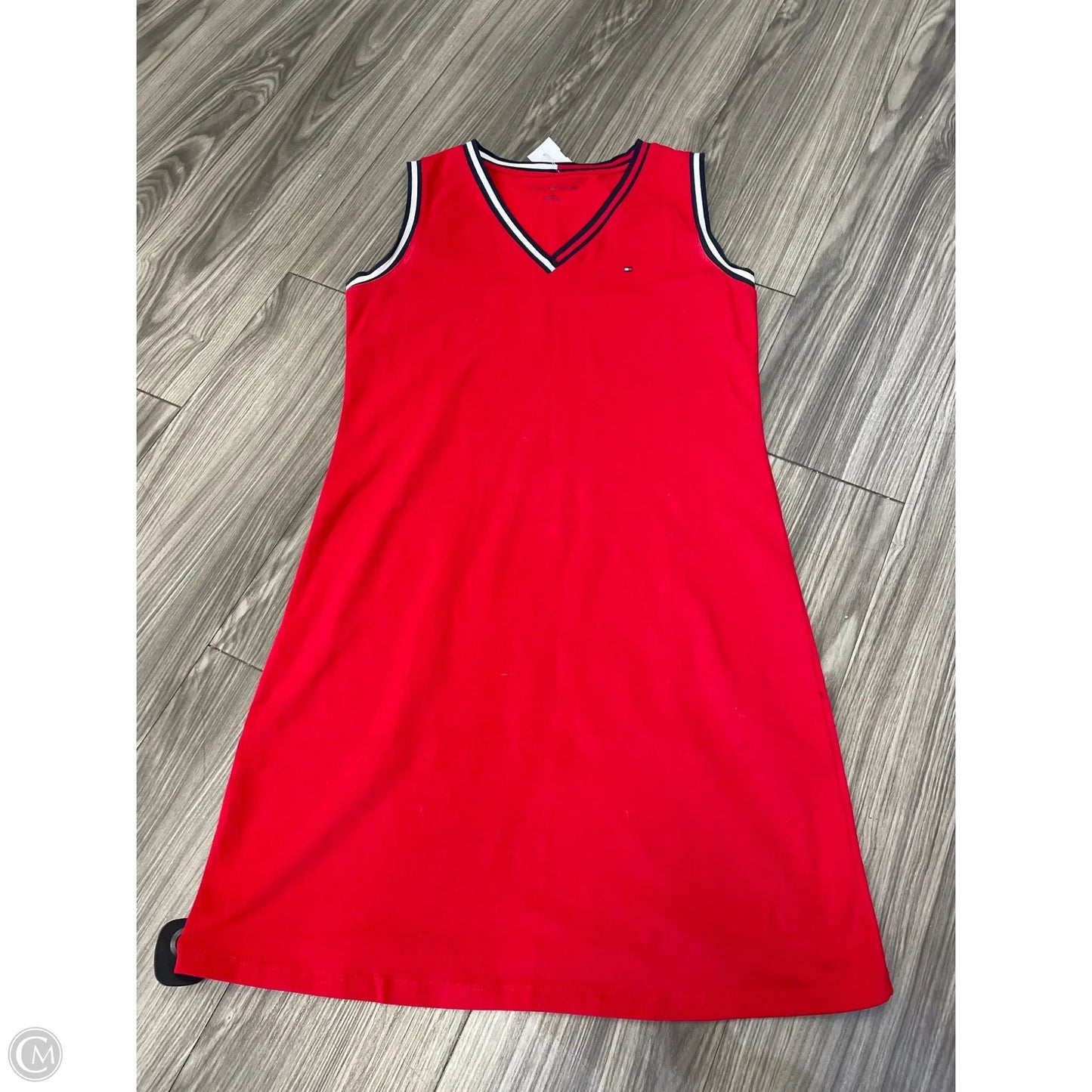 Dress Casual Short By Tommy Hilfiger In Red, Size: M