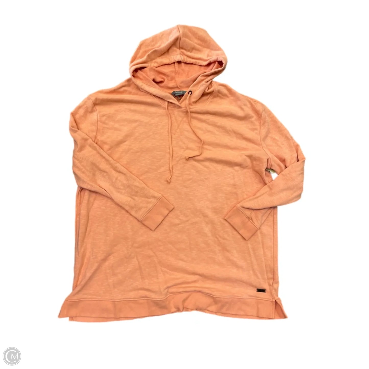 Sweatshirt Hoodie By Natural Reflections In Orange, Size: 1x