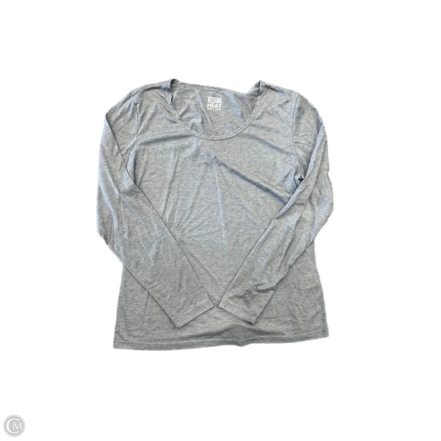 Top Long Sleeve By 32 Degrees In Grey, Size: Xl