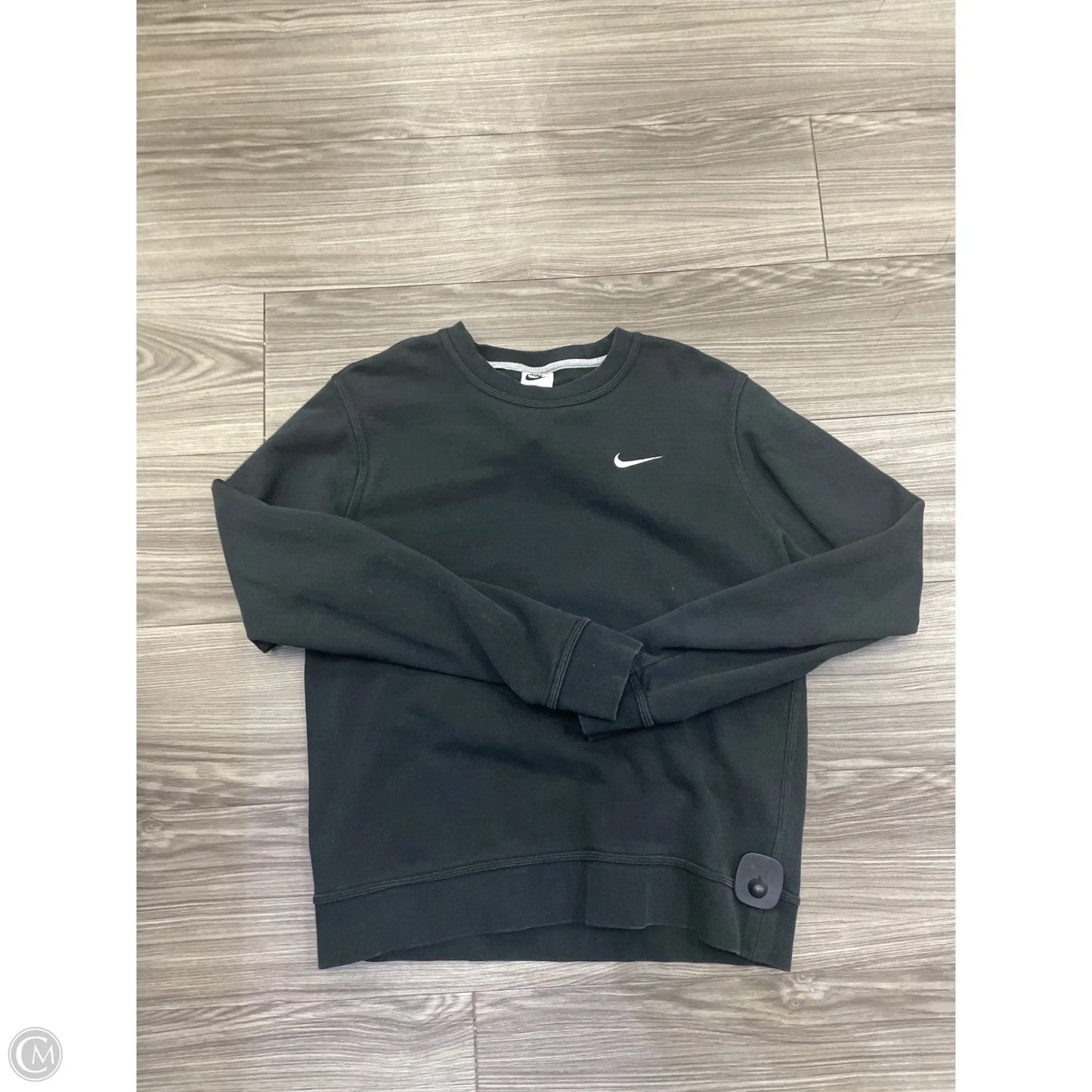 Sweatshirt Crewneck By Nike In Black, Size: M