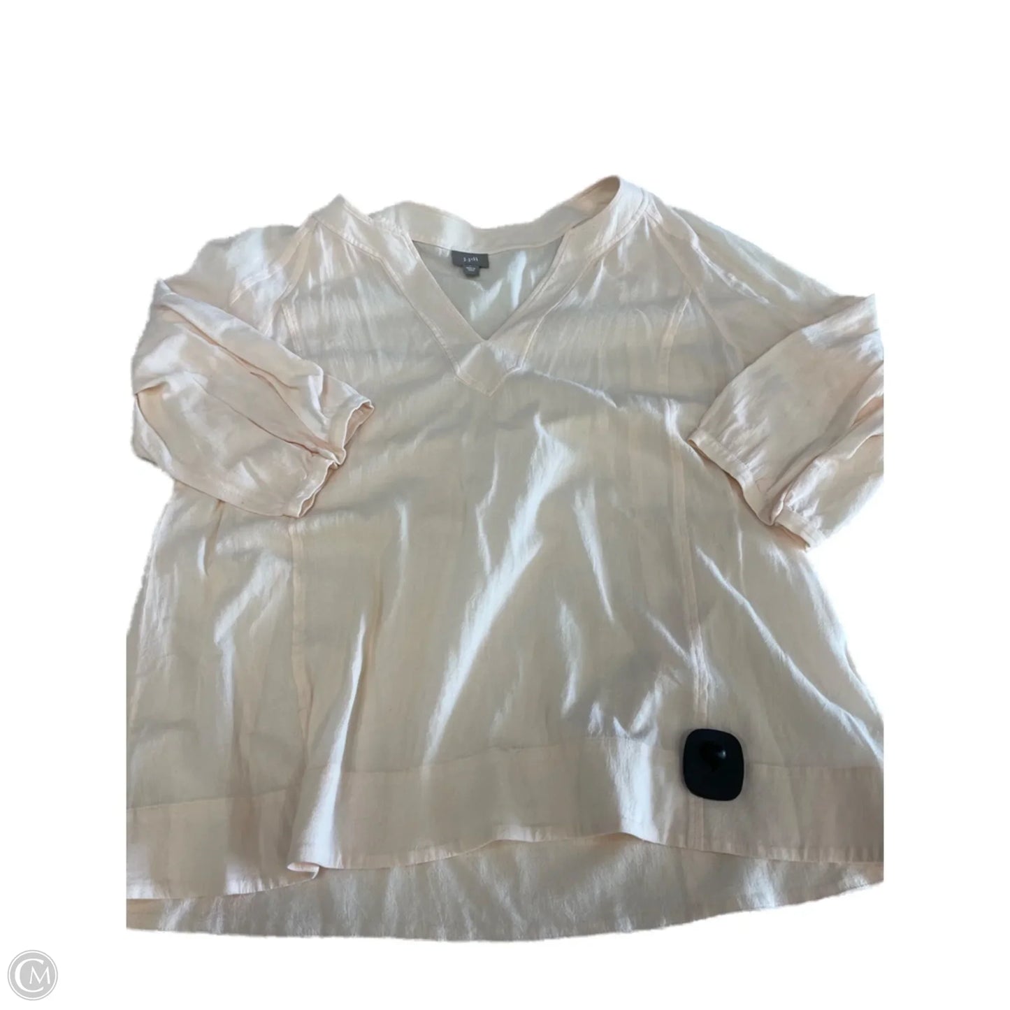 Top Long Sleeve By J. Jill In Pink, Size: L