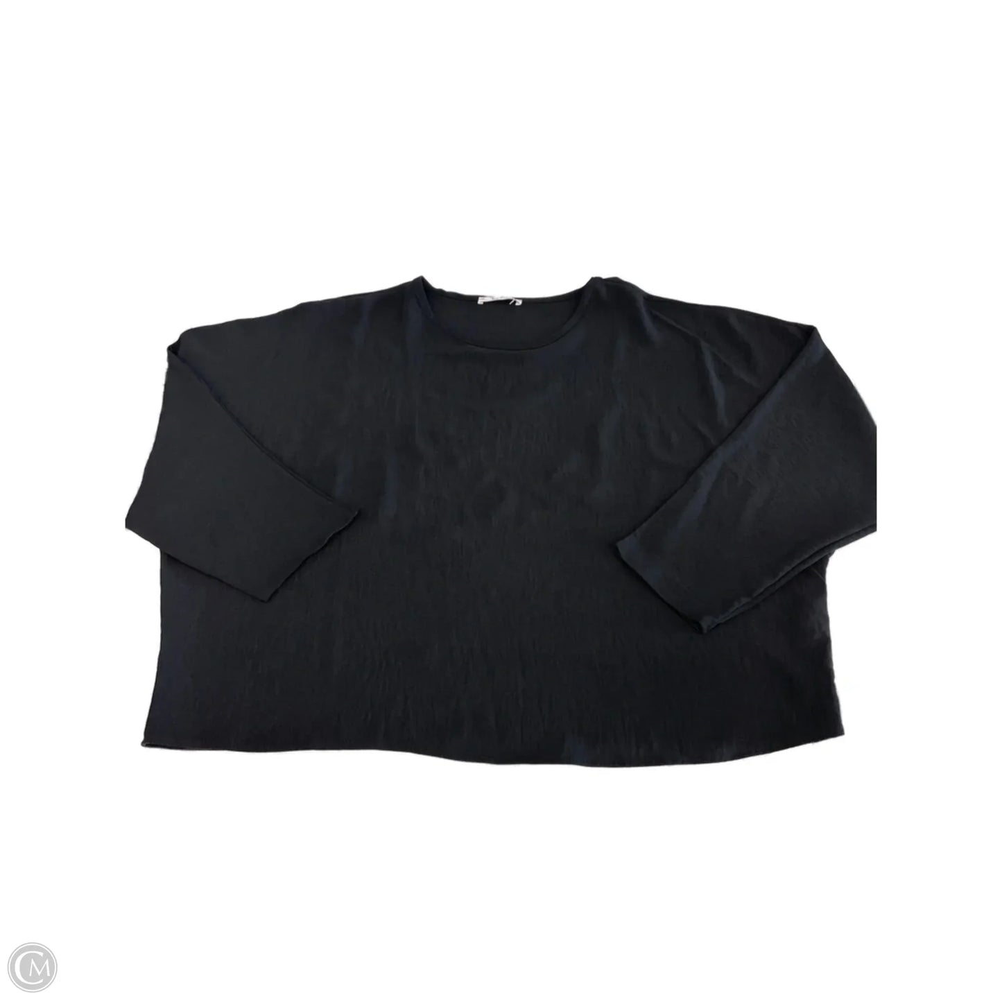 Top Long Sleeve By Tres Bien In Black, Size: S