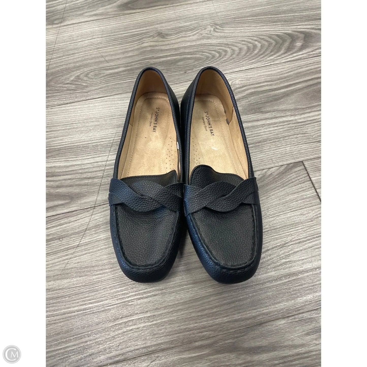 Shoes Flats By St Johns Bay In Black, Size: 9