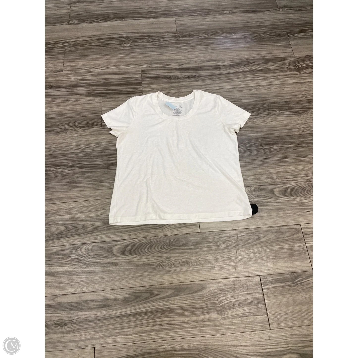 Top Short Sleeve By Time And Tru In White, Size: Xl