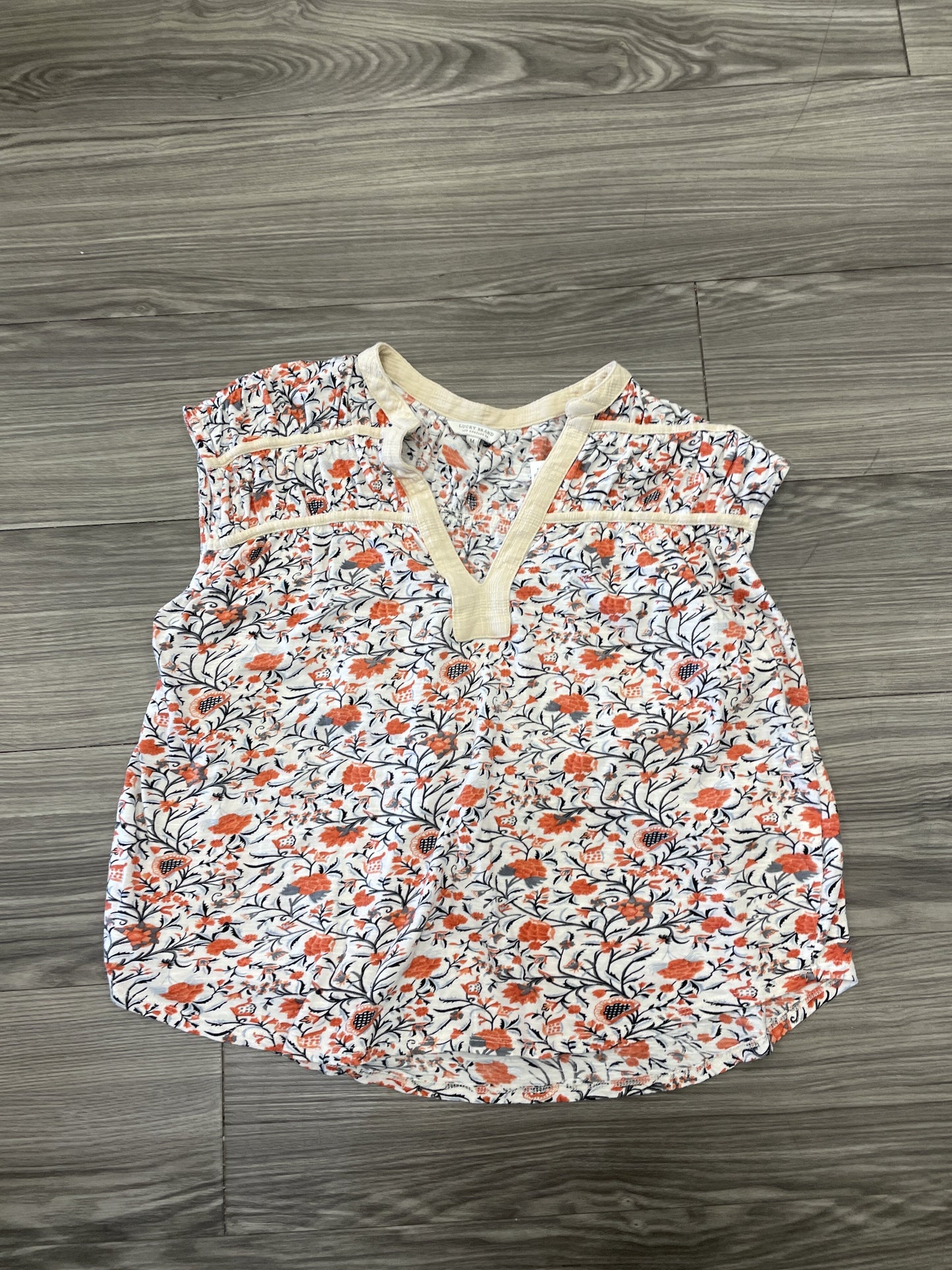 Top Short Sleeve Basic By Lucky Brand Size: M