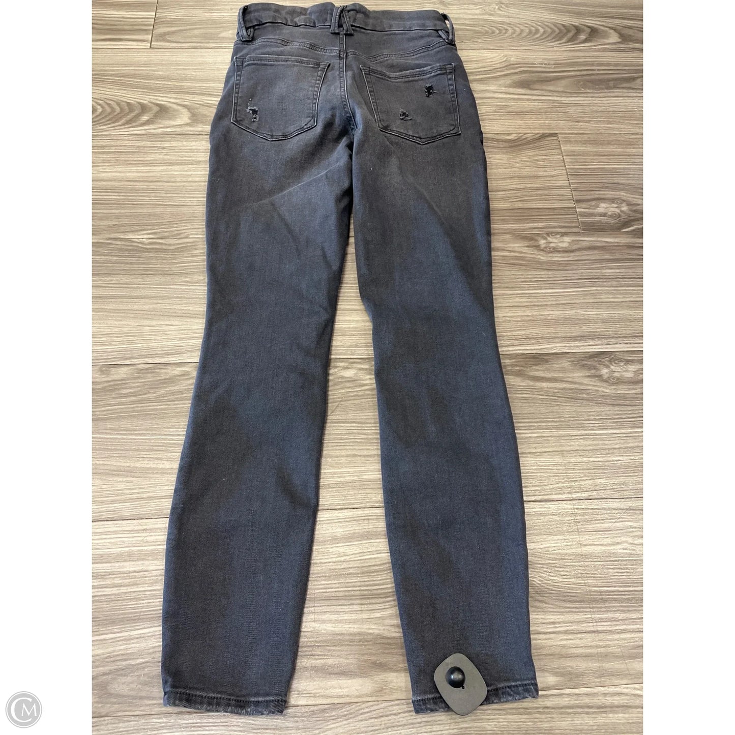 Jeans Skinny By Good American In Black, Size: 6