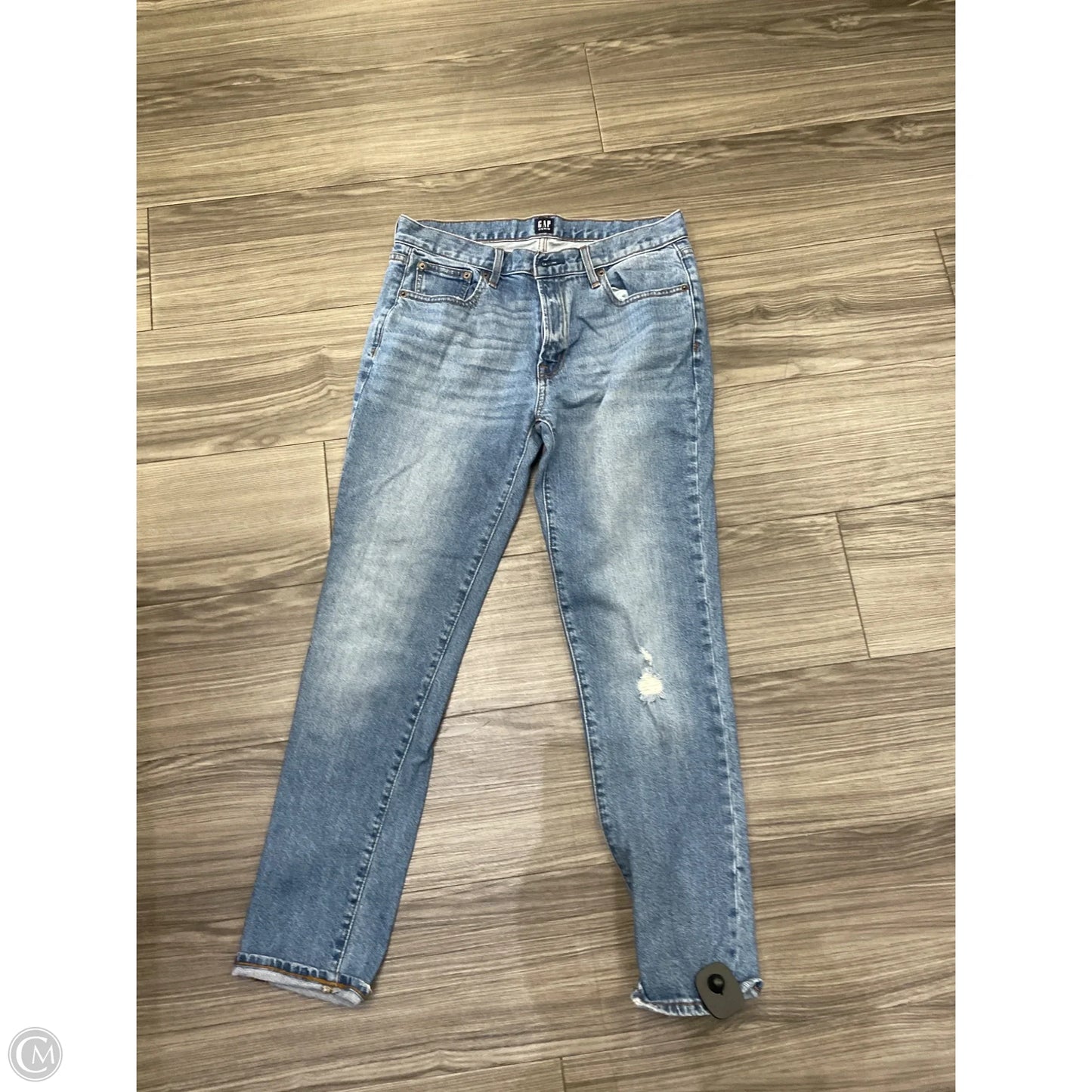 Jeans Boyfriend By Gap In Blue Denim, Size: 2