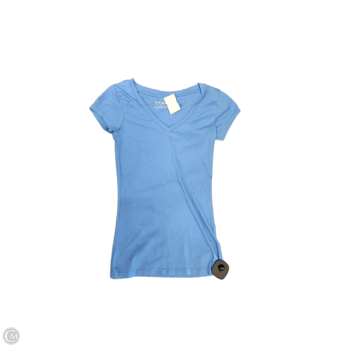 Top Short Sleeve Basic By Derek Heart In Blue, Size: S