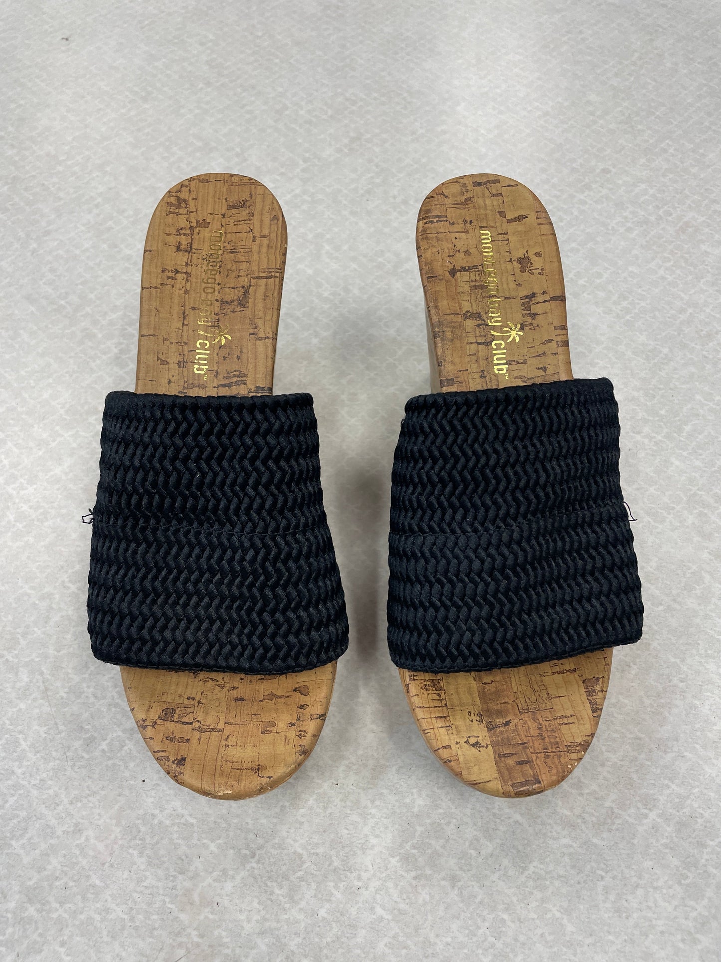 Sandals Heels Block By Montego Bay Size: 6.5