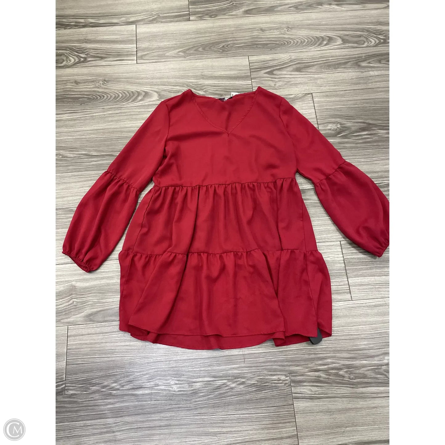 Dress Casual Short By Clothes Mentor In Red, Size: L