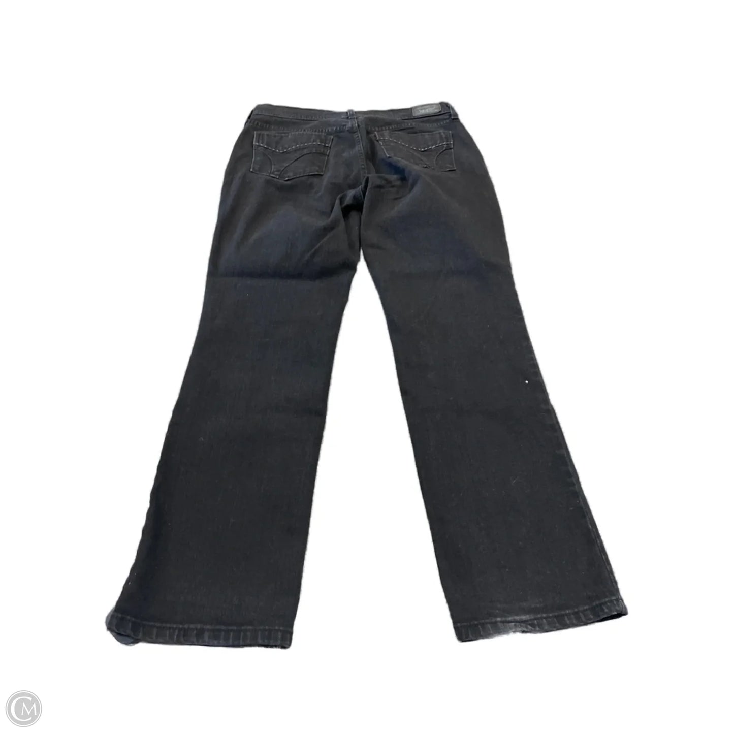 Jeans Straight By Levis In Black, Size: 10