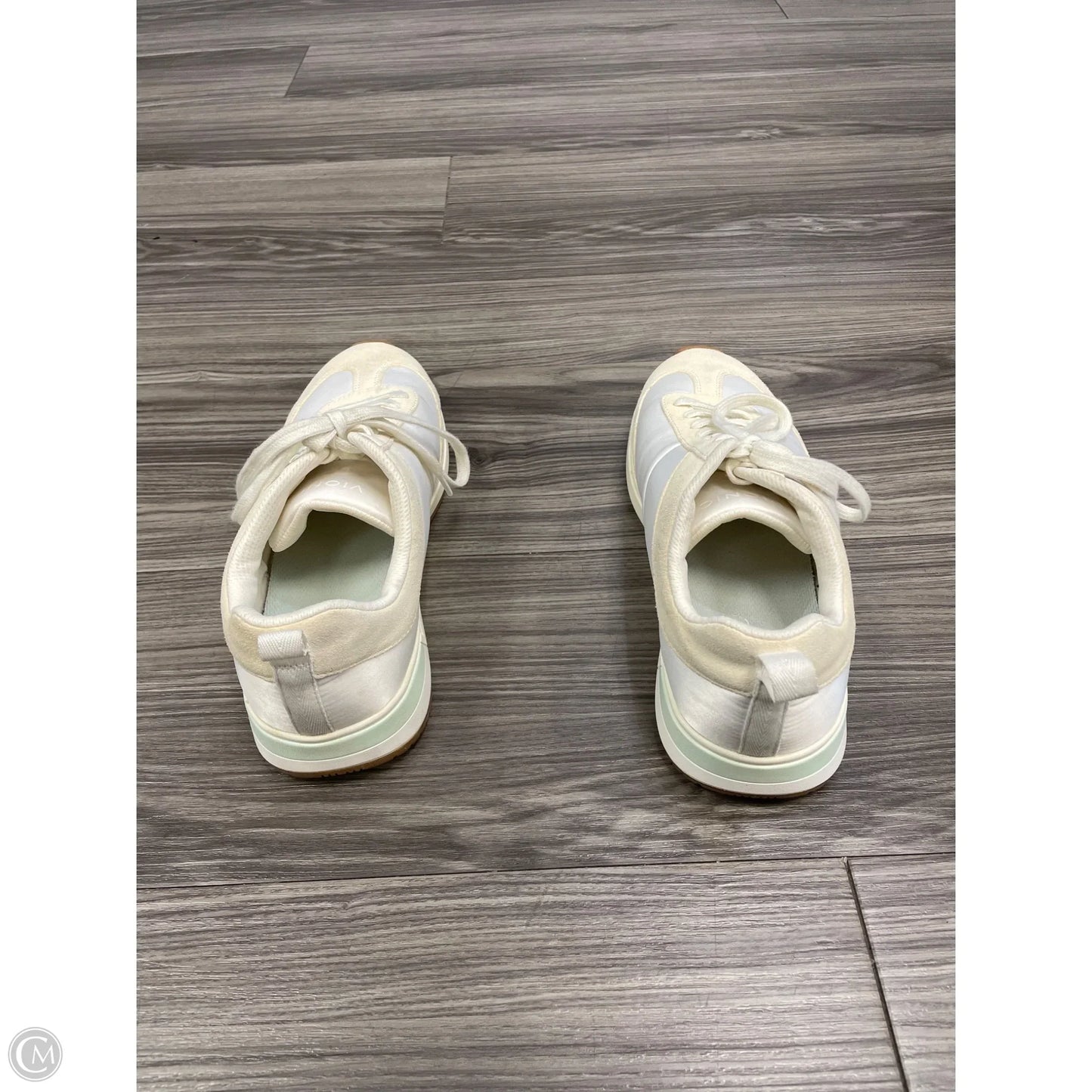 Shoes Athletic By Vionic In White & Yellow, Size: 10