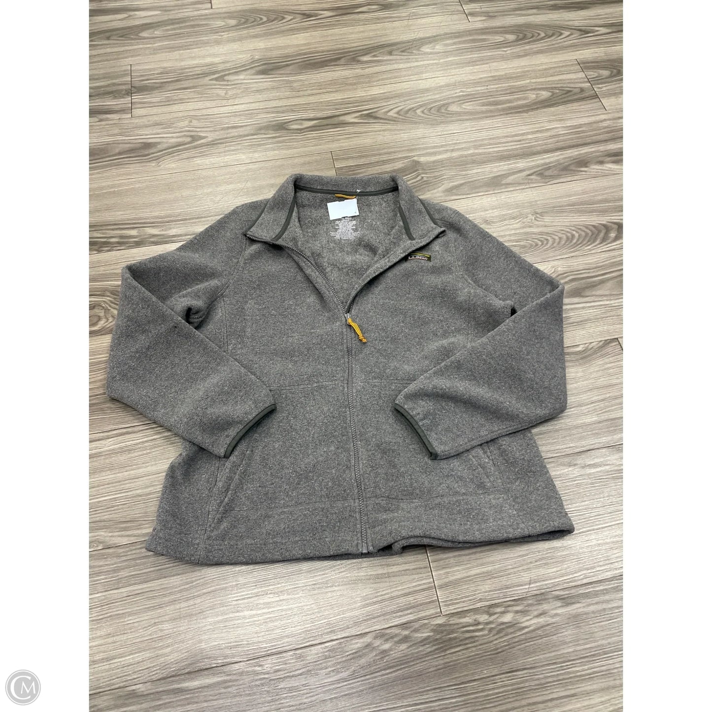 Jacket Fleece By L.l. Bean In Grey, Size: Xl