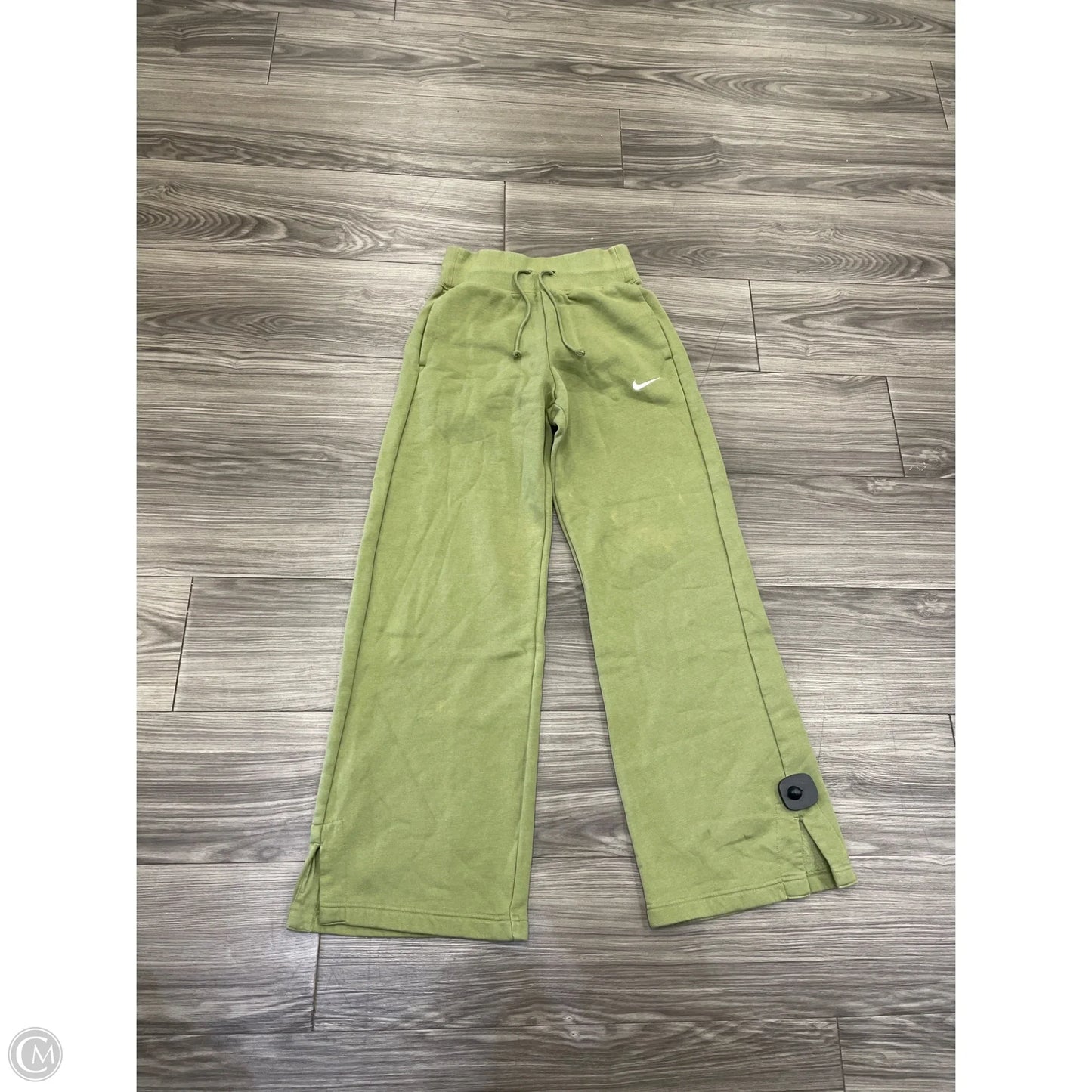 Athletic Pants By Nike In Green, Size: Xs