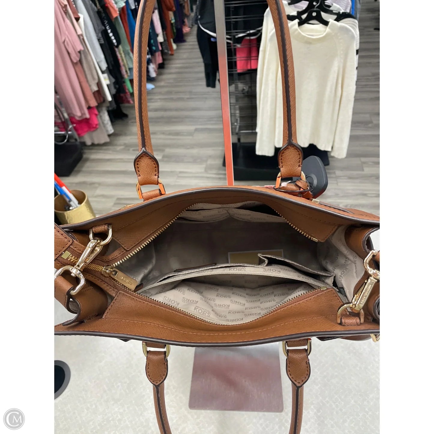 Tote Designer By Michael Kors, Size: Large