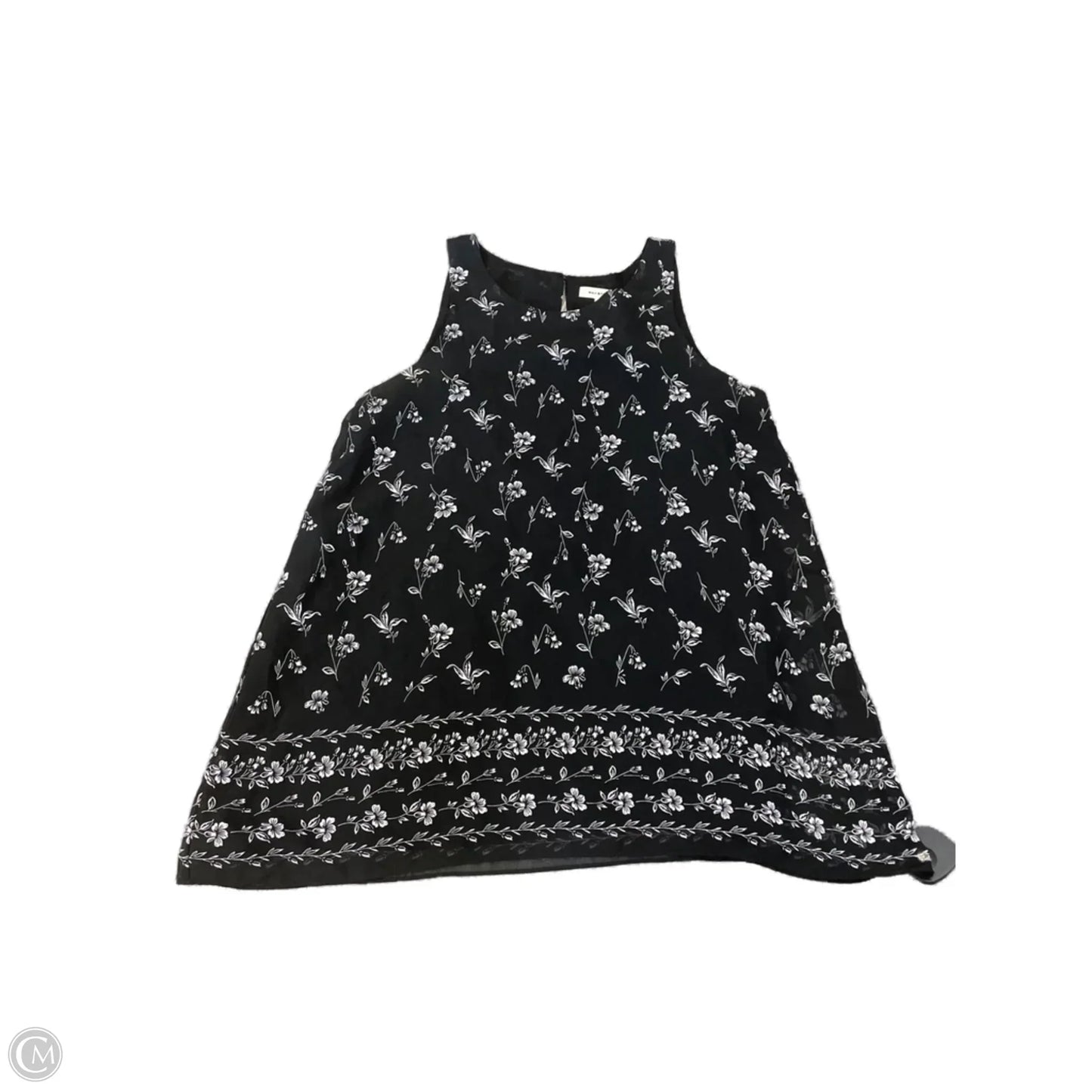 Tank Top By Max Studio In Floral Print, Size: S