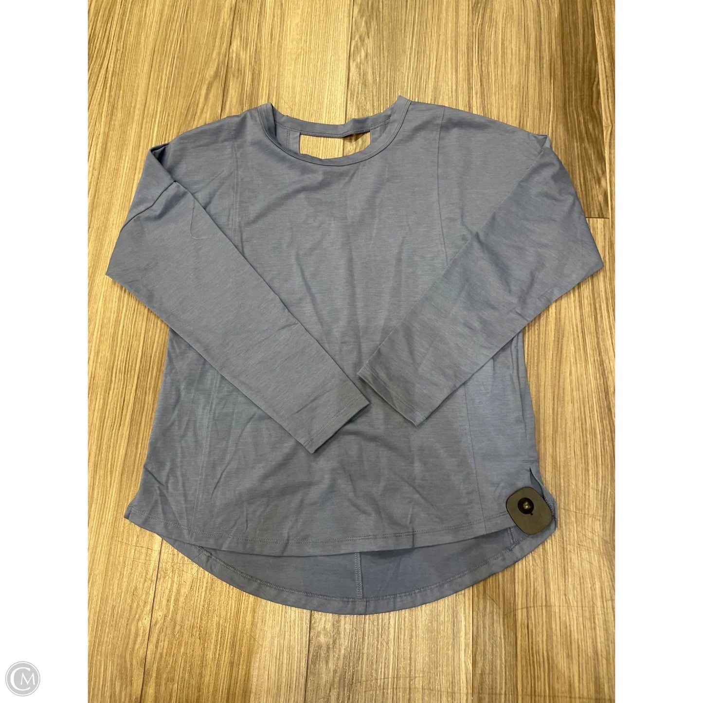 Athletic Top Long Sleeve Collar By All In Motion In Blue, Size: Xs