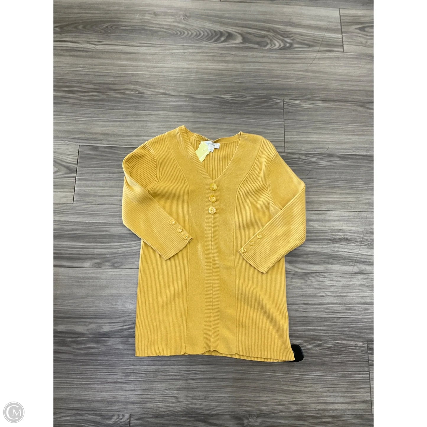 Sweater By Dressbarn In Yellow, Size: L