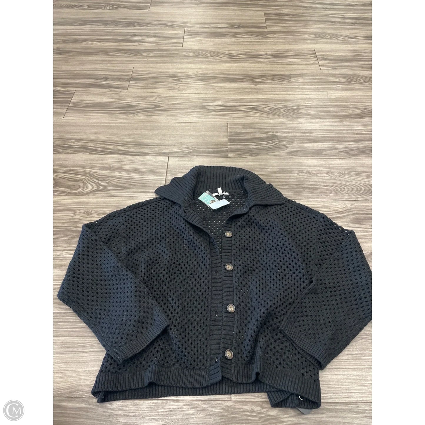 Cardigan By Maurices In Black, Size: 1x