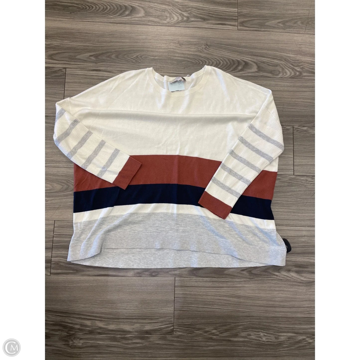 Sweater By Loft In Striped Pattern, Size: Xxl