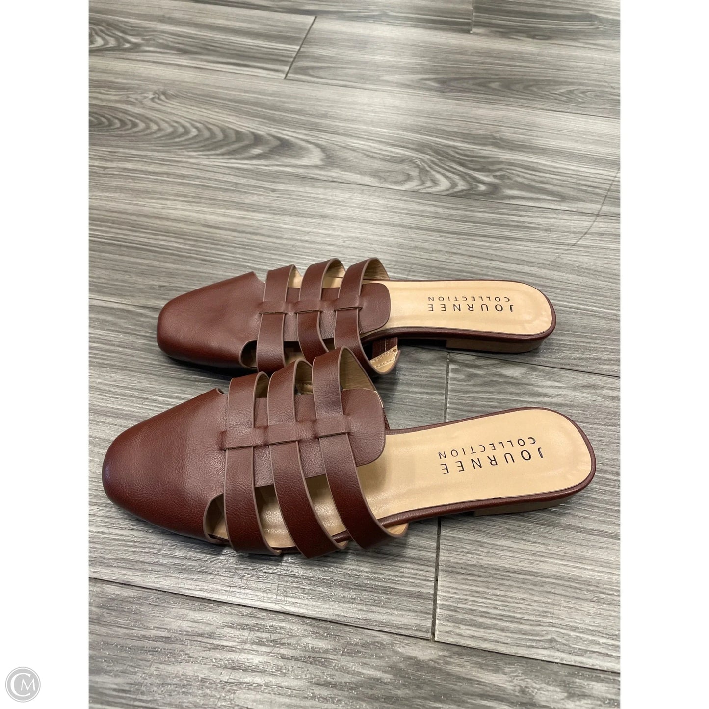 Shoes Flats By Journee In Brown, Size: 9