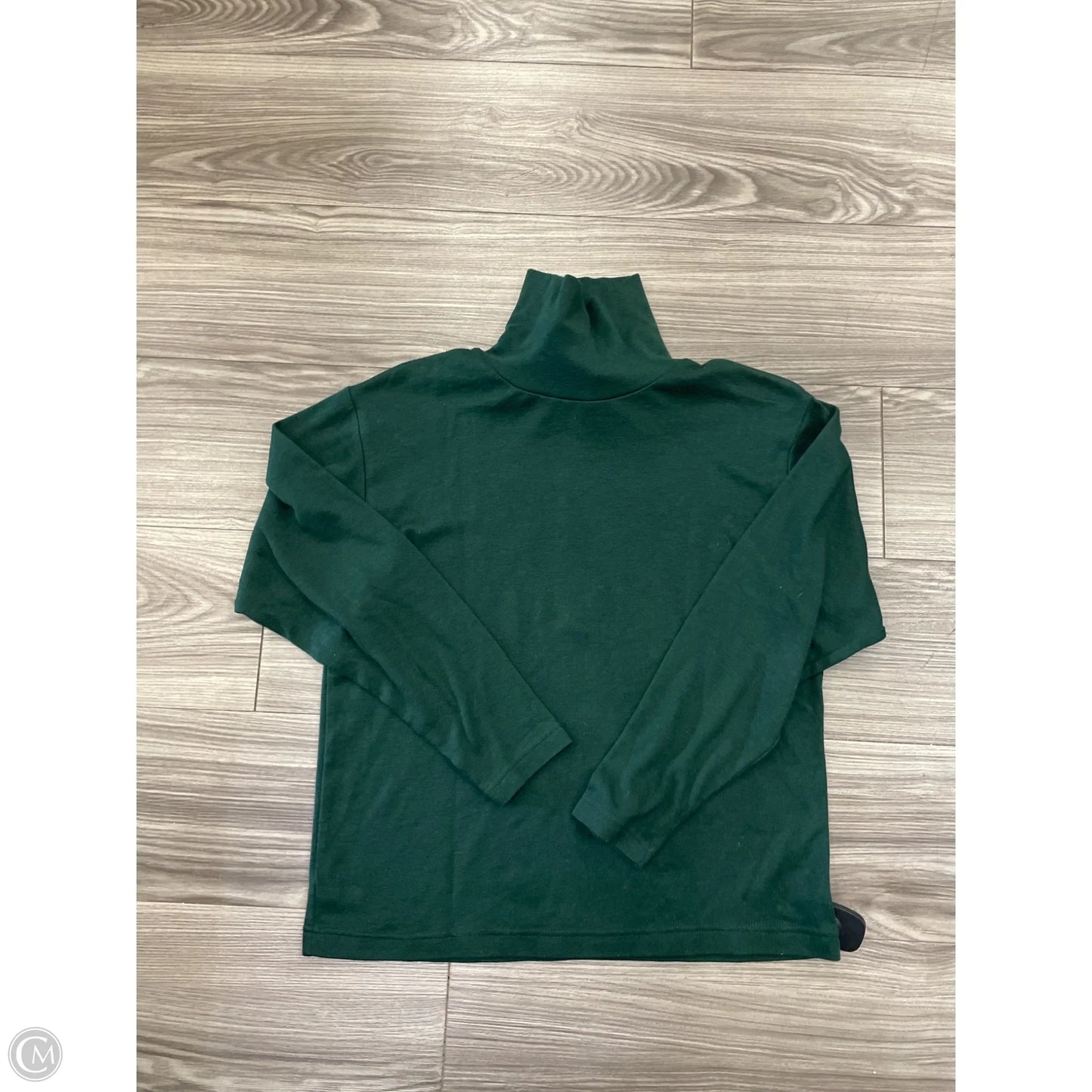 Top Long Sleeve By Christopher And Banks In Green, Size: M