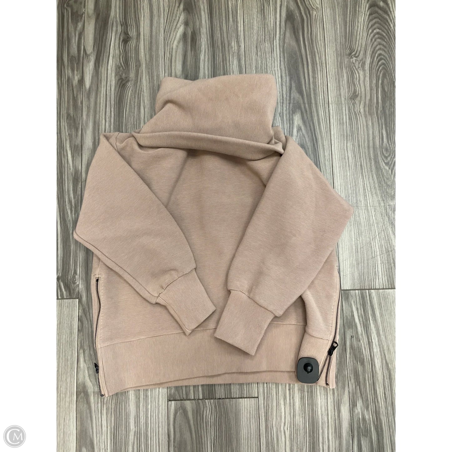 Sweatshirt Collar By Truth In Tan, Size: M