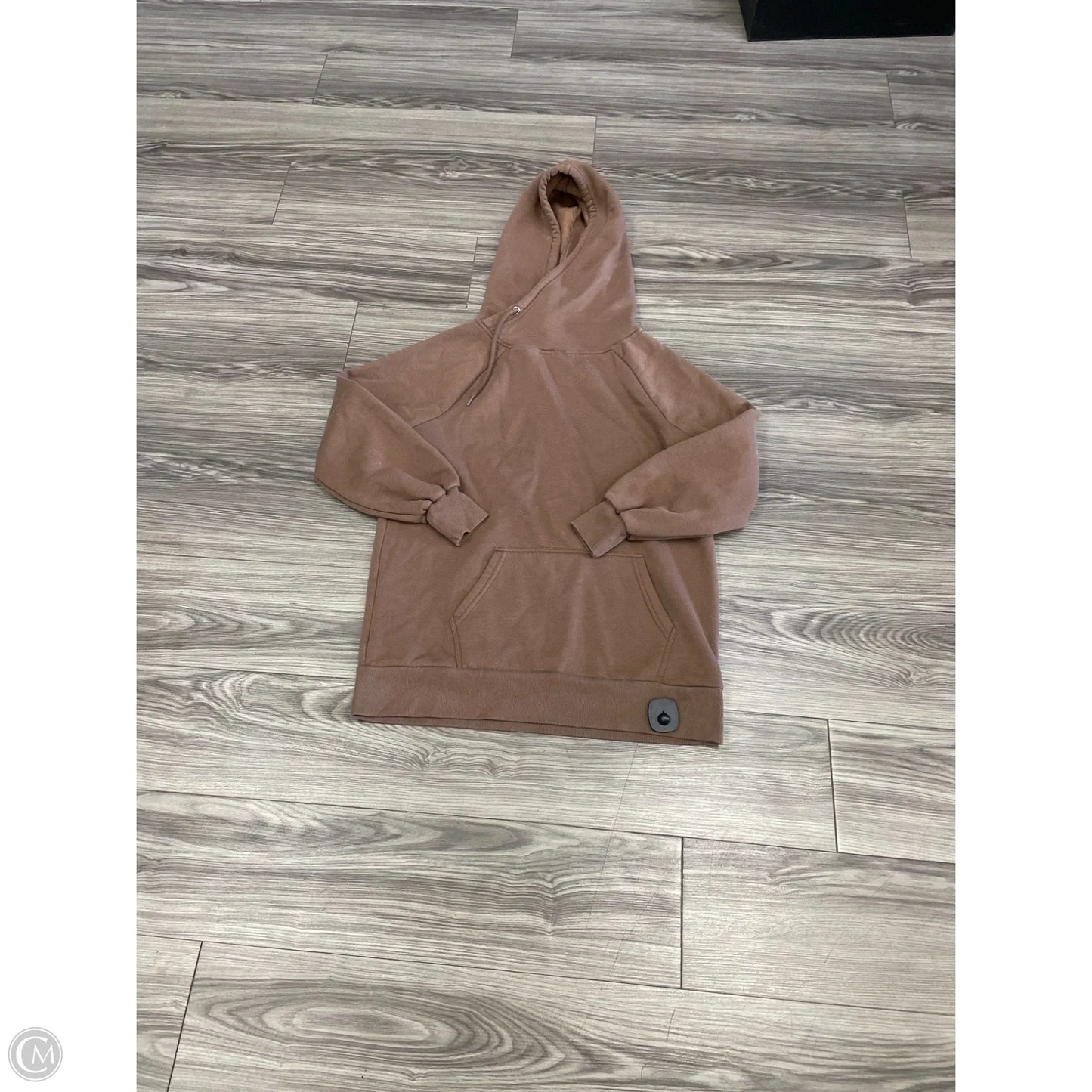 Sweatshirt Hoodie By Zenana In Brown, Size: S