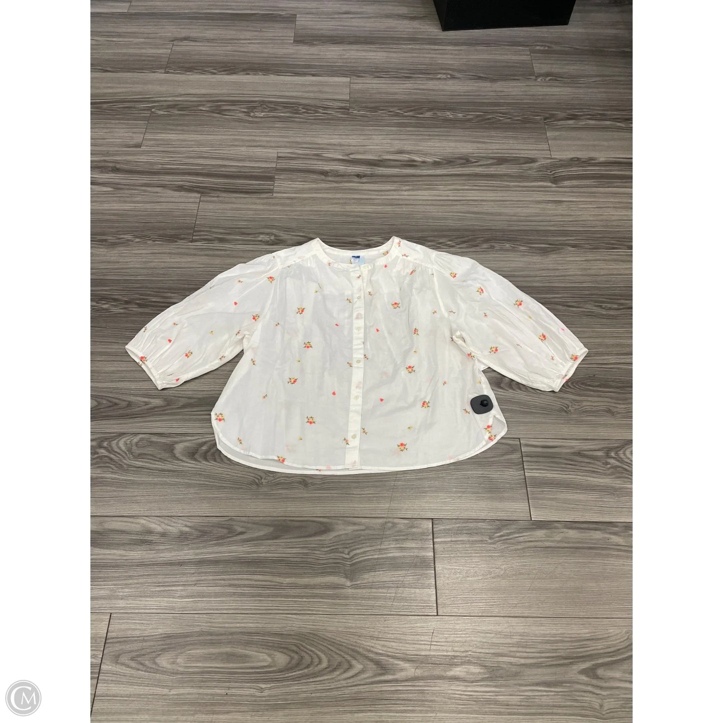 Top Long Sleeve By Old Navy In Floral Print, Size: Xl