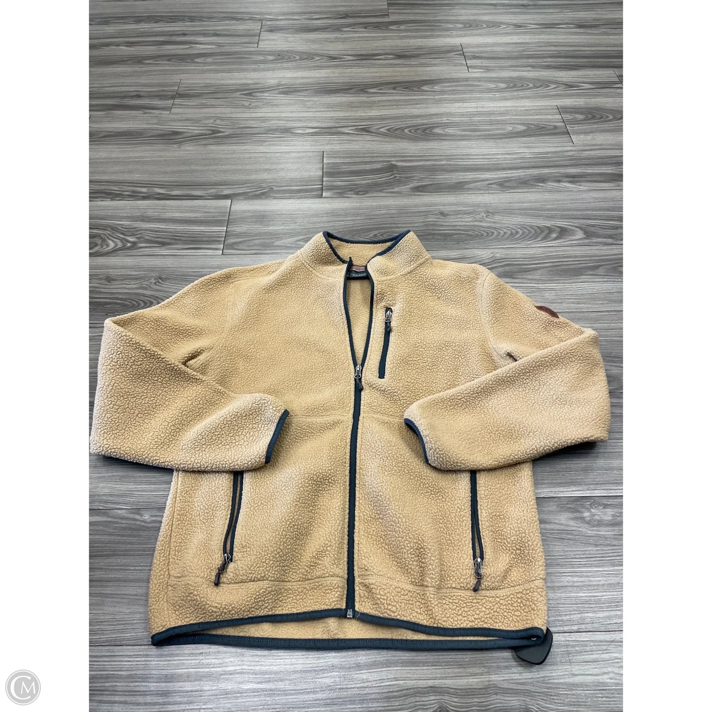 Jacket Fleece By Free Country In Brown, Size: S