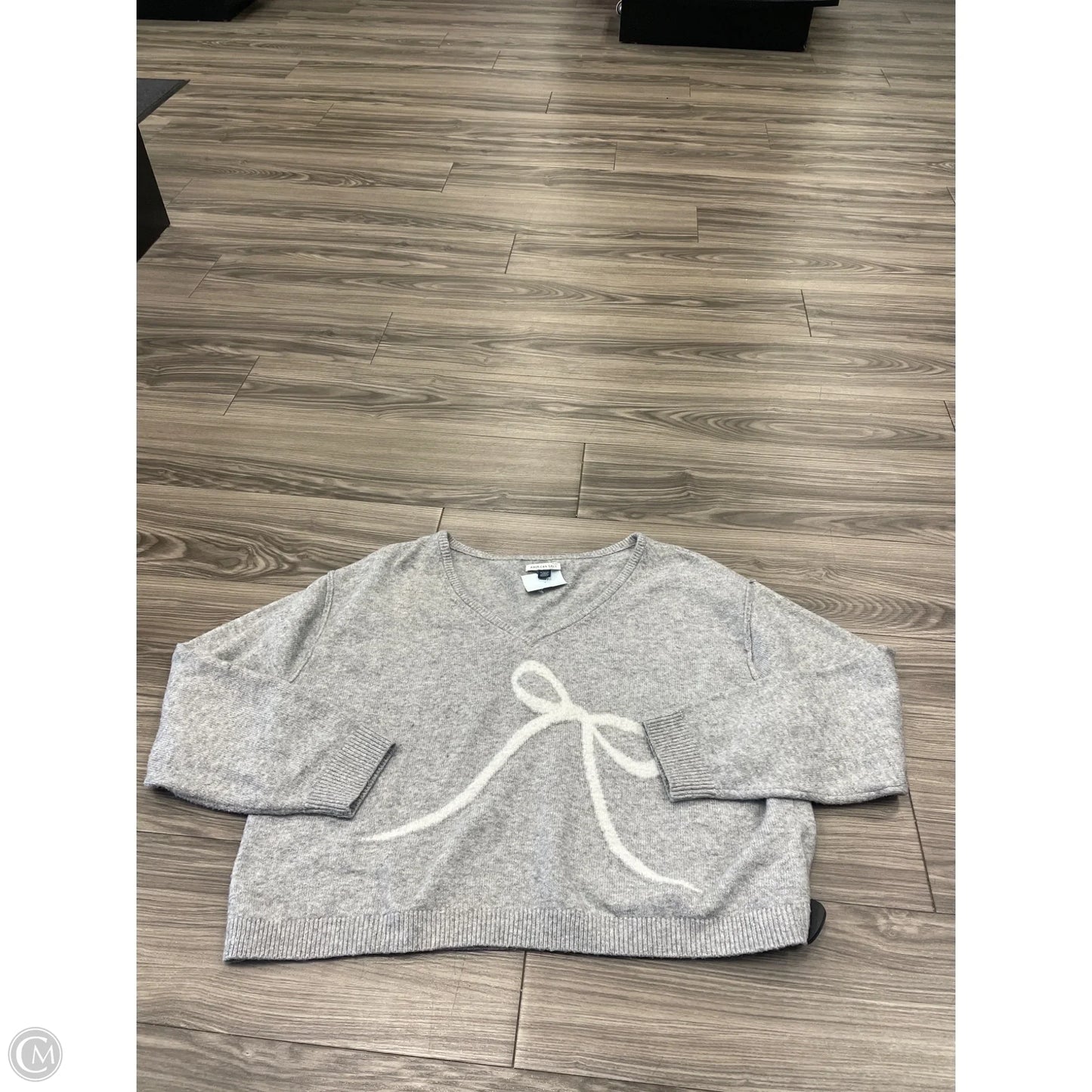 Sweater By American Eagle In Grey, Size: Xl