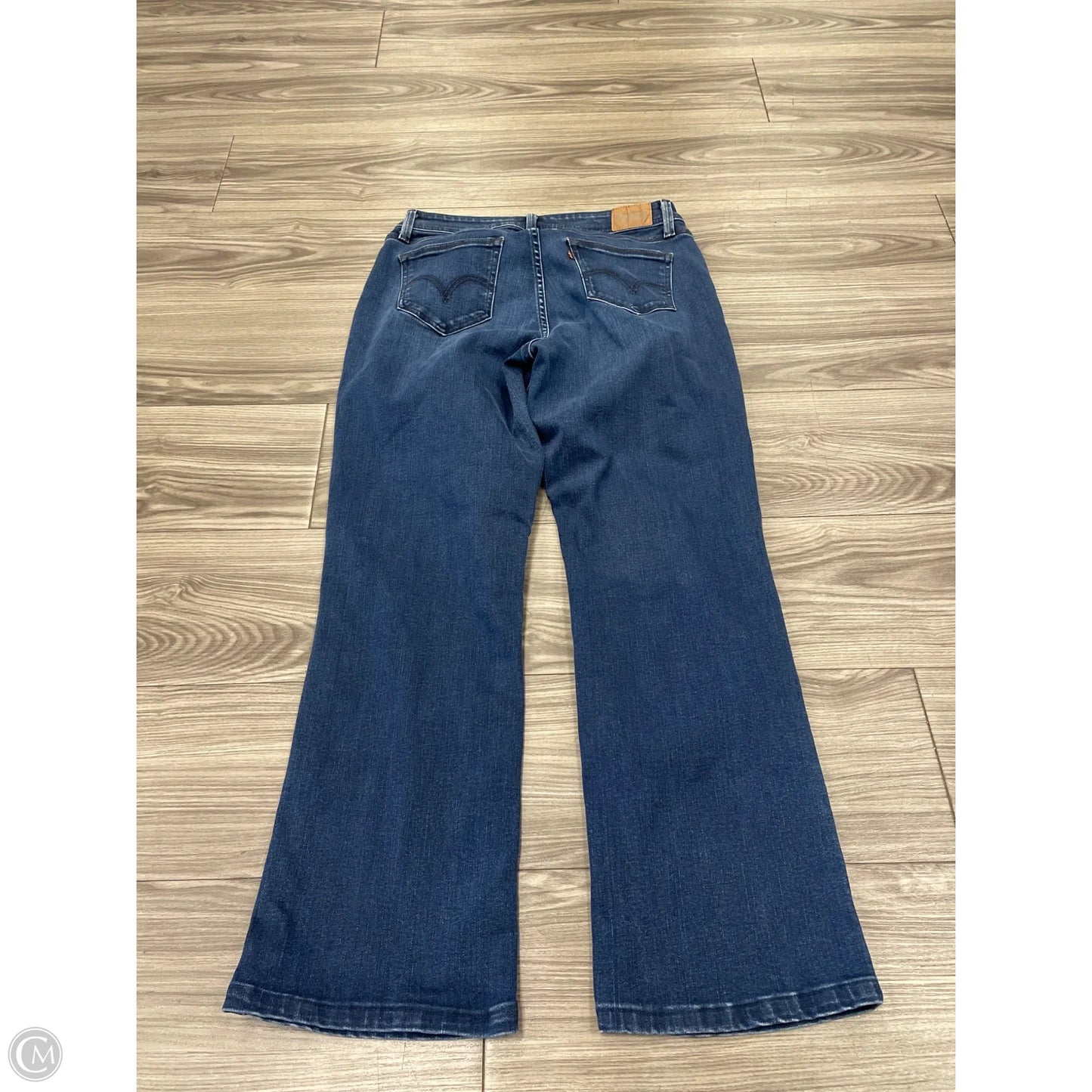 Jeans Boot Cut By Levis In Blue, Size: 12