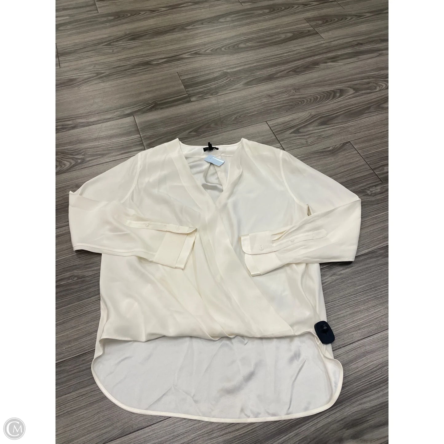 Top Long Sleeve By Rag And Bone In Cream, Size: L