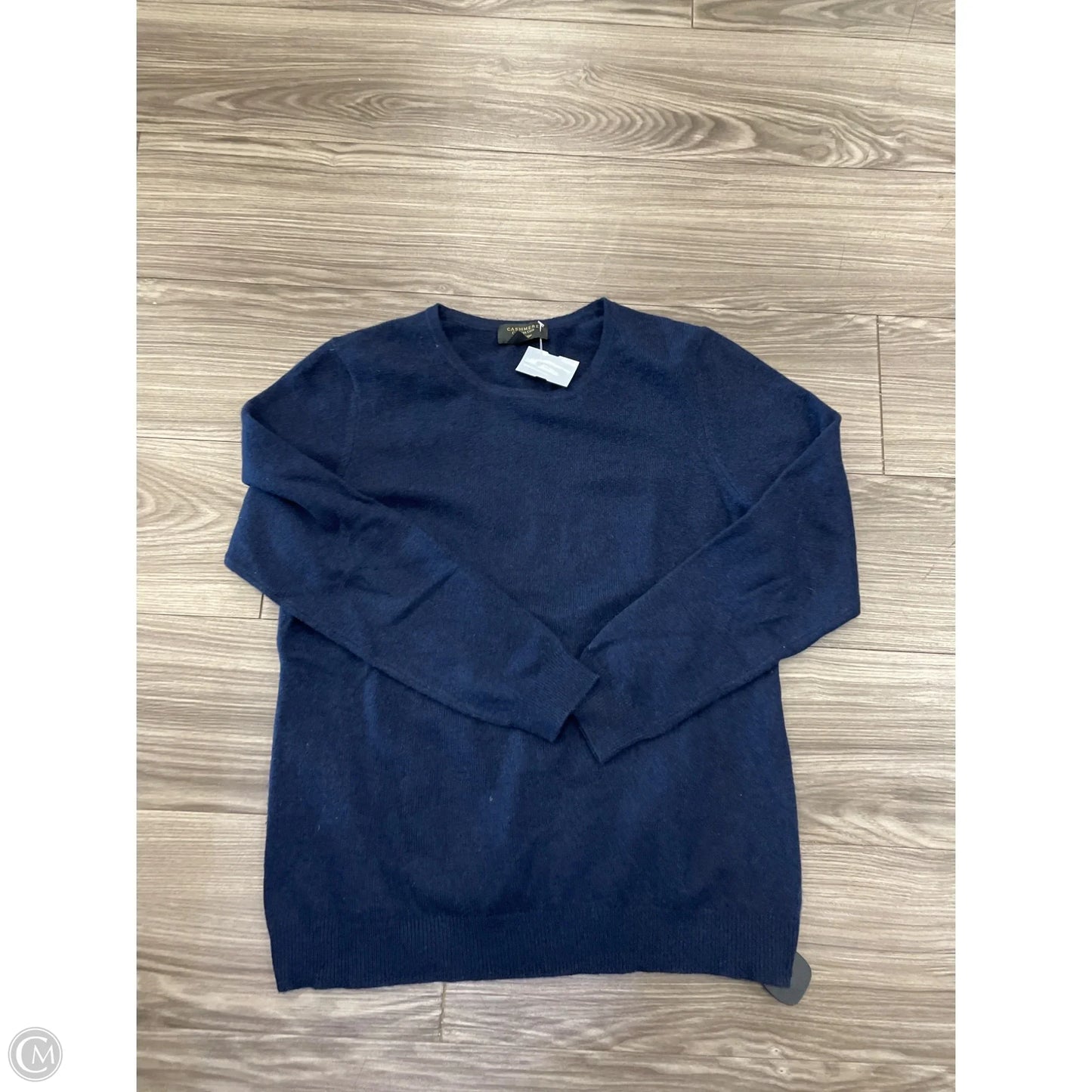 Sweater By Charter Club In Blue, Size: L