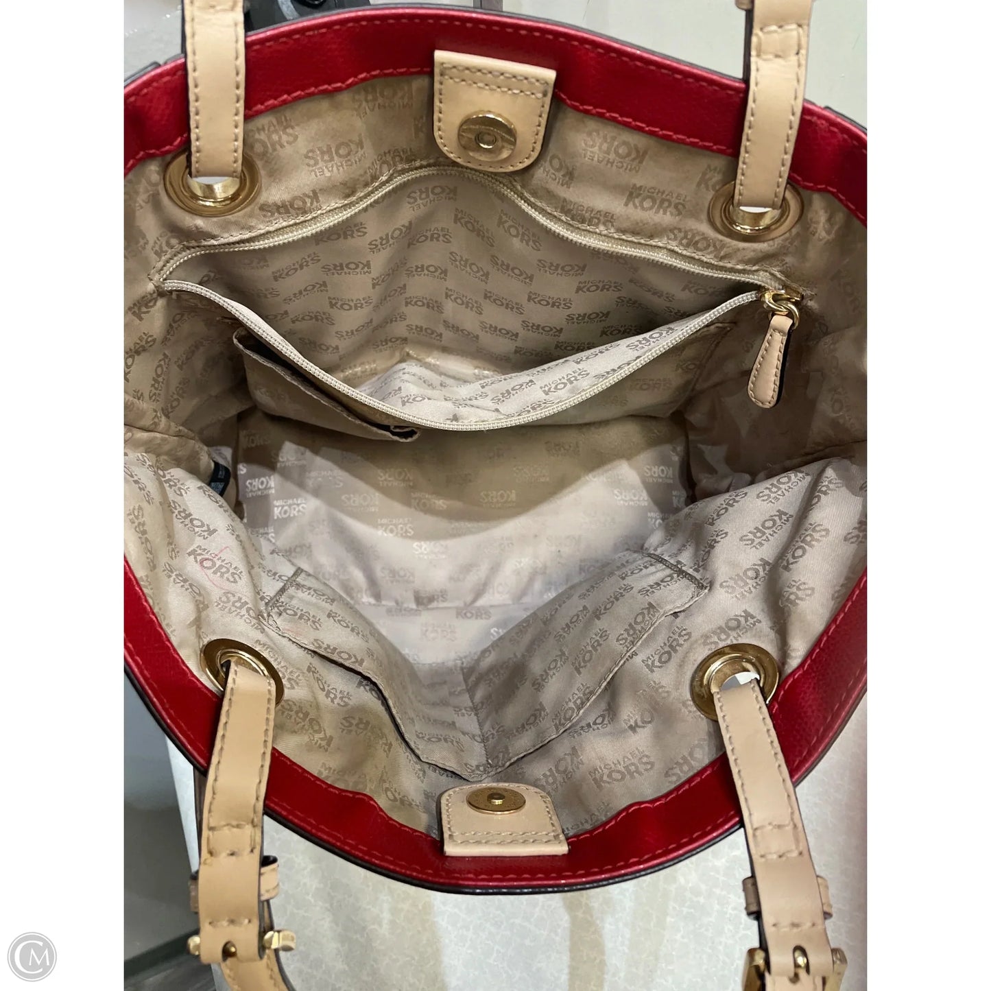 Handbag Designer By Michael Kors, Size: Medium