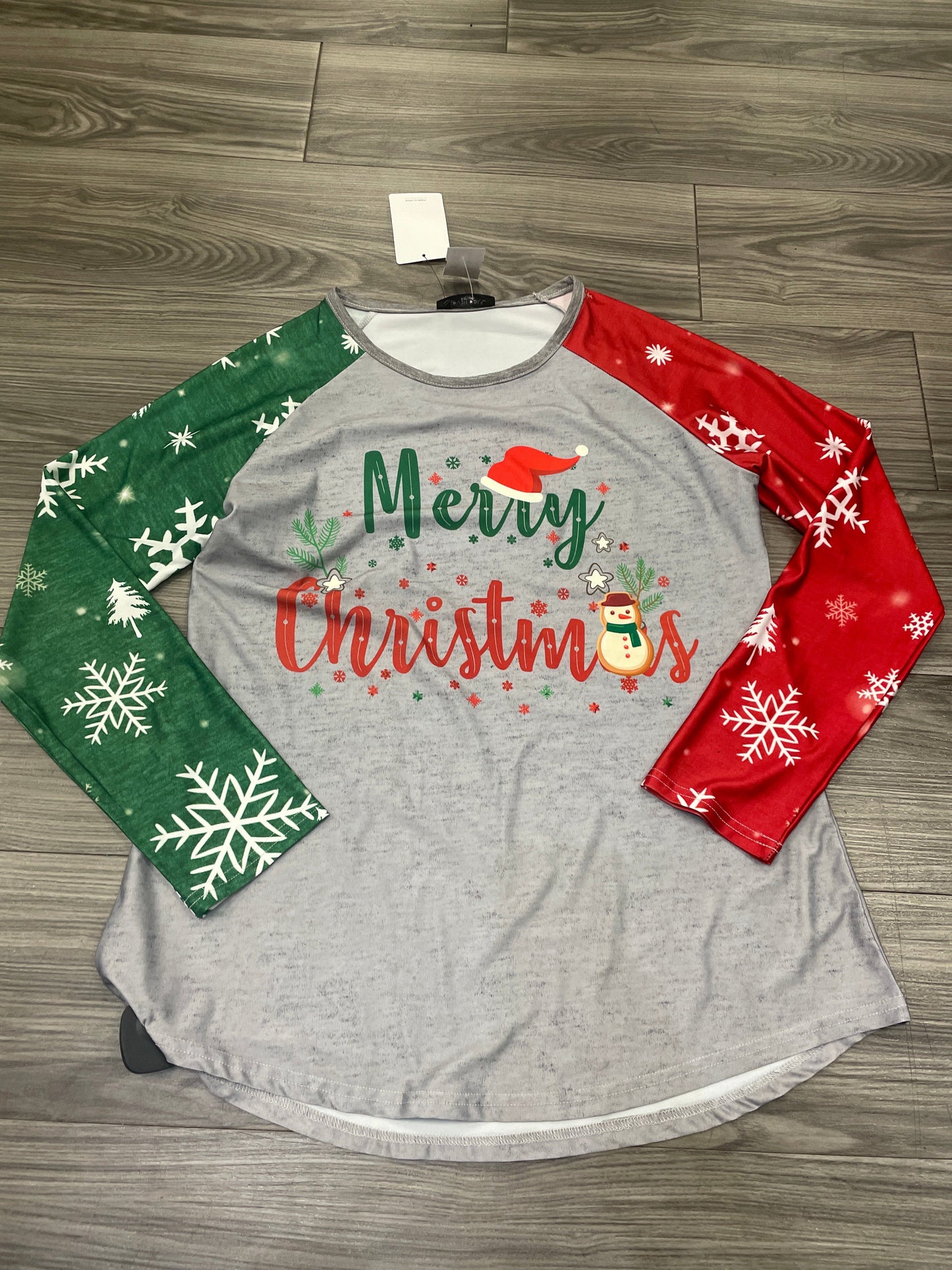 Top Long Sleeve By Clothes Mentor In Green & Red, Size: Xl